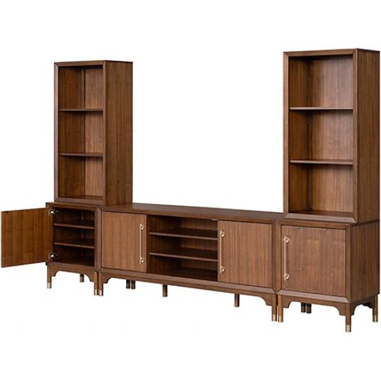  Furniture of America Hepburne FM54000WN-TV-SET Entertainment Center IMAGE 5