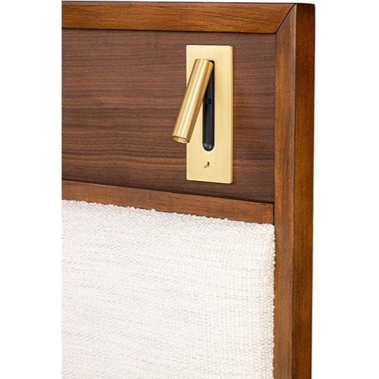  Size_King  -- Furniture of America Hepburne Upholstered Panel Bed with Storage IMAGE 3