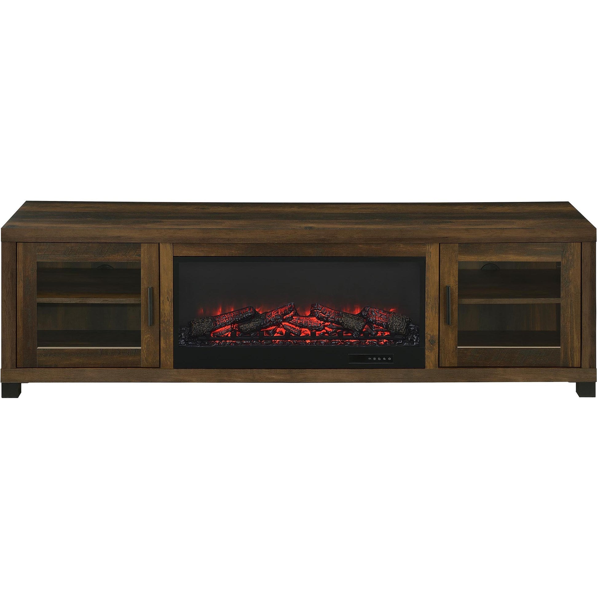  Coaster Furniture Havering 722873 71-inch TV Stand Fireplace Media Console - Dark Pine IMAGE 5