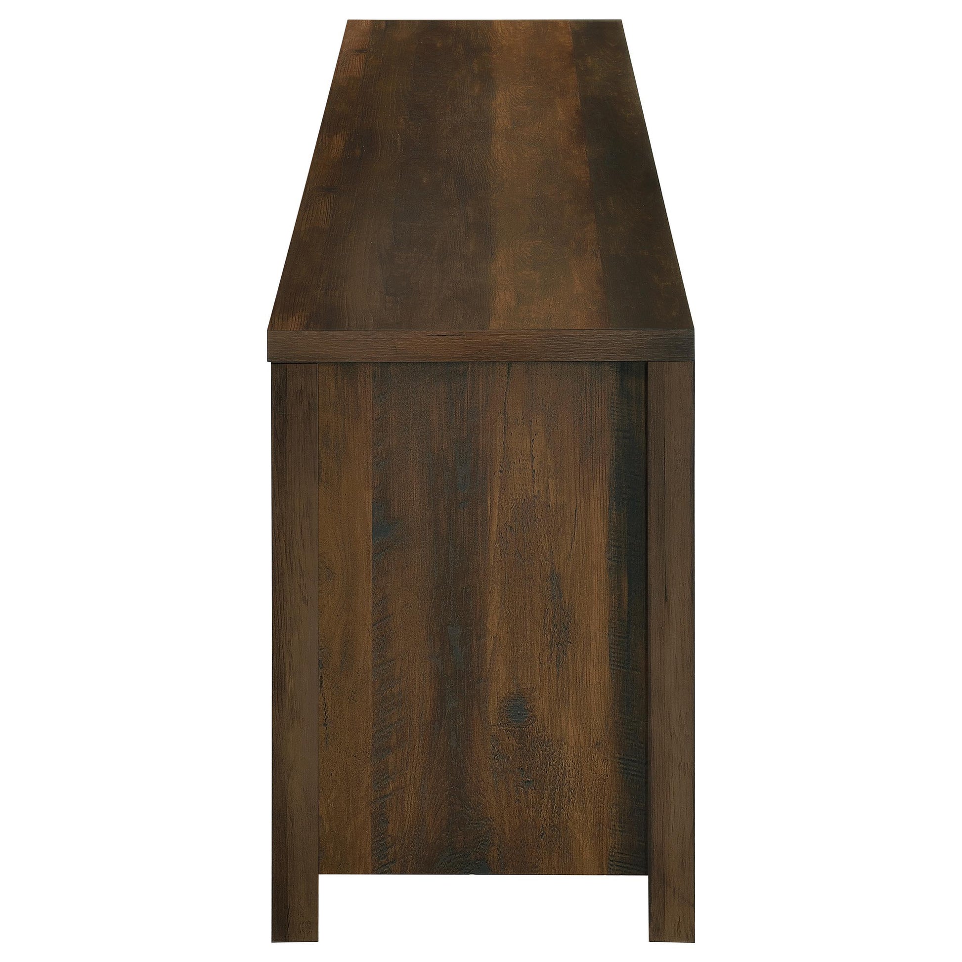  Coaster Furniture Enfield 722863 71-inch TV Stand Fireplace Media Console - Dark Pine IMAGE 6