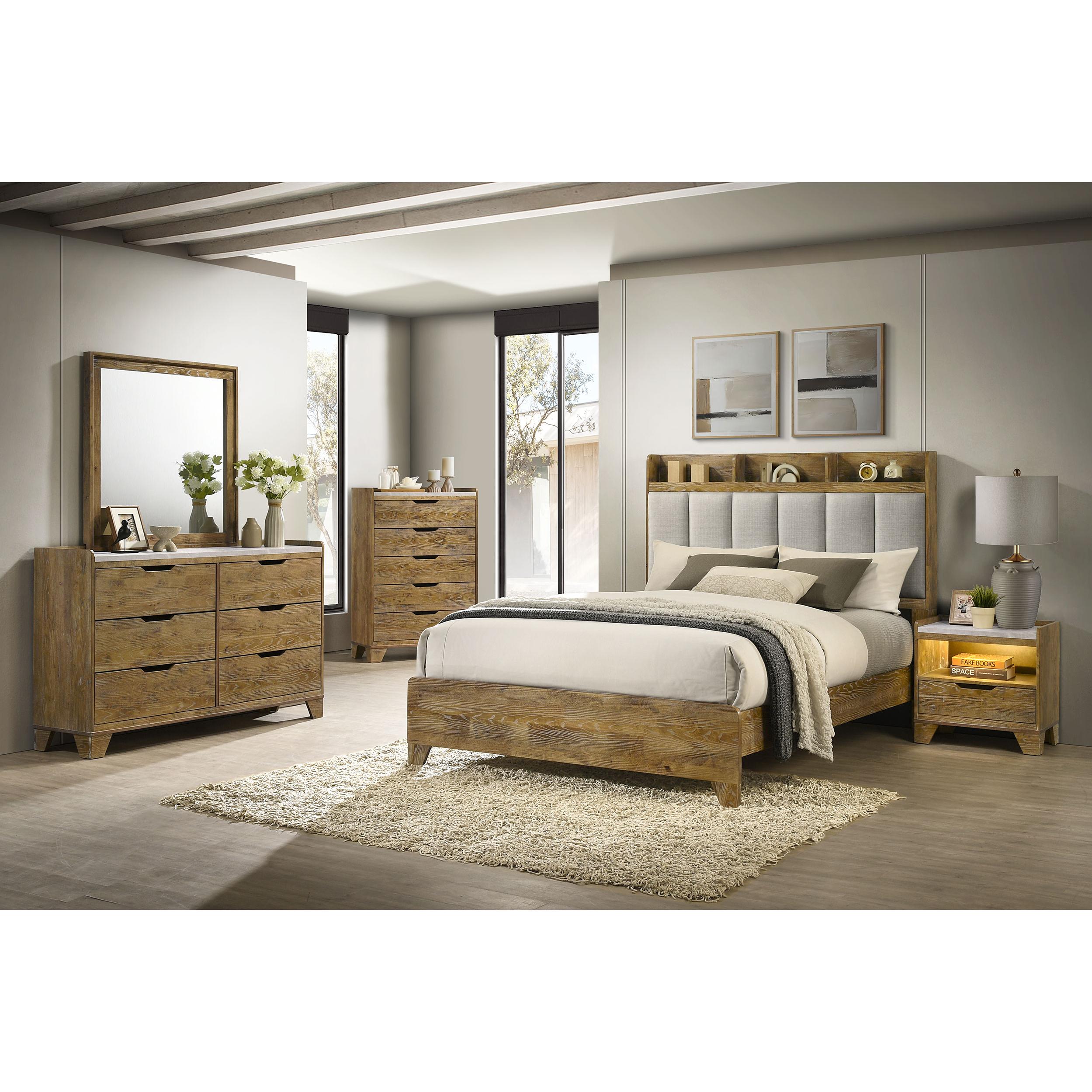  Size_King  -- Coaster Furniture Henderson Bookcase Bed IMAGE 7