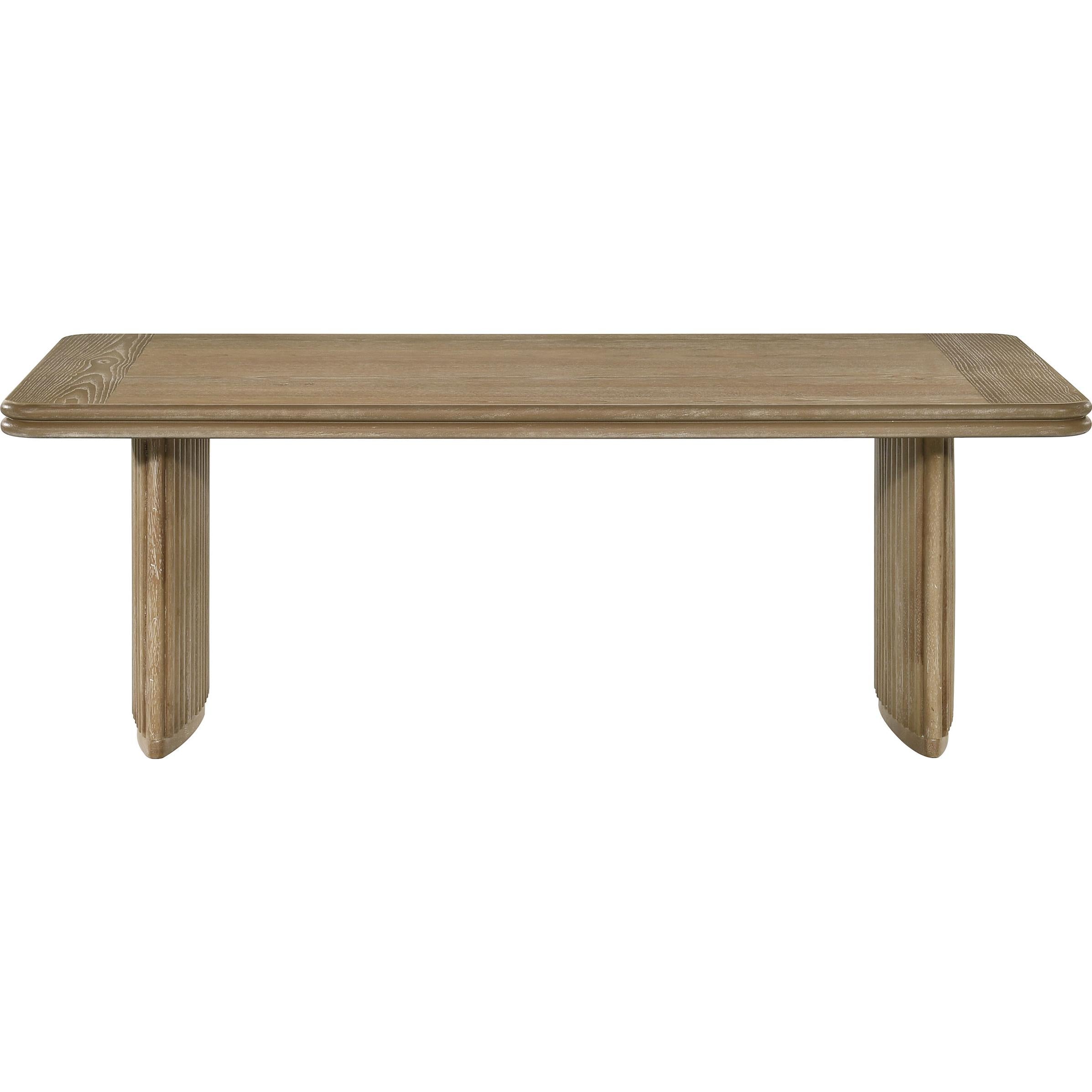  Coaster Furniture Adina 722858 Rectangular Wood Coffee Table - Distressed Light Brown IMAGE 3