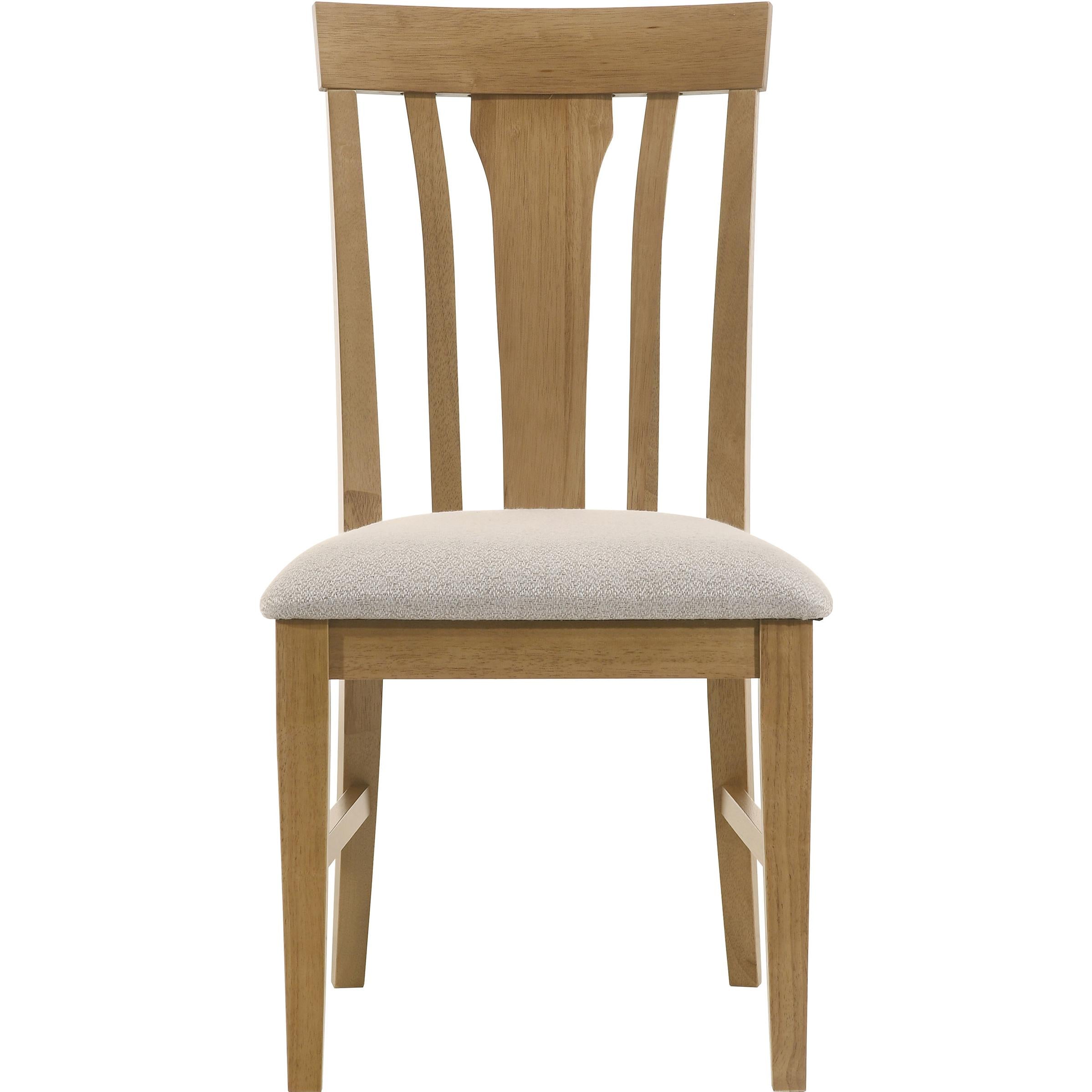  Coaster Furniture Hartville 109462 Set of 2 Dining Side Chair - Natural Light Brown IMAGE 4