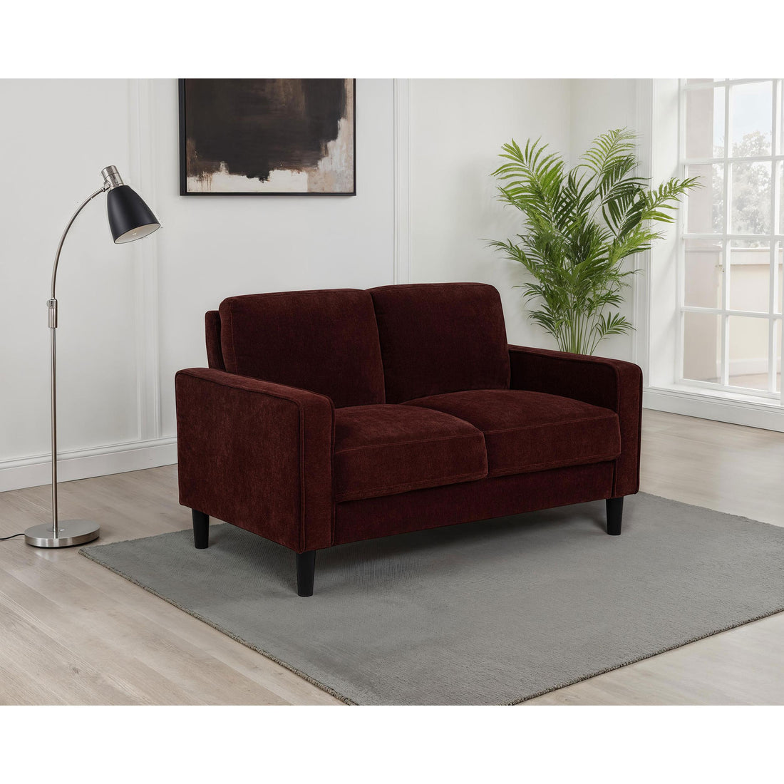  Coaster Furniture Ruth Stationary Fabric Loveseat 511212 IMAGE 1