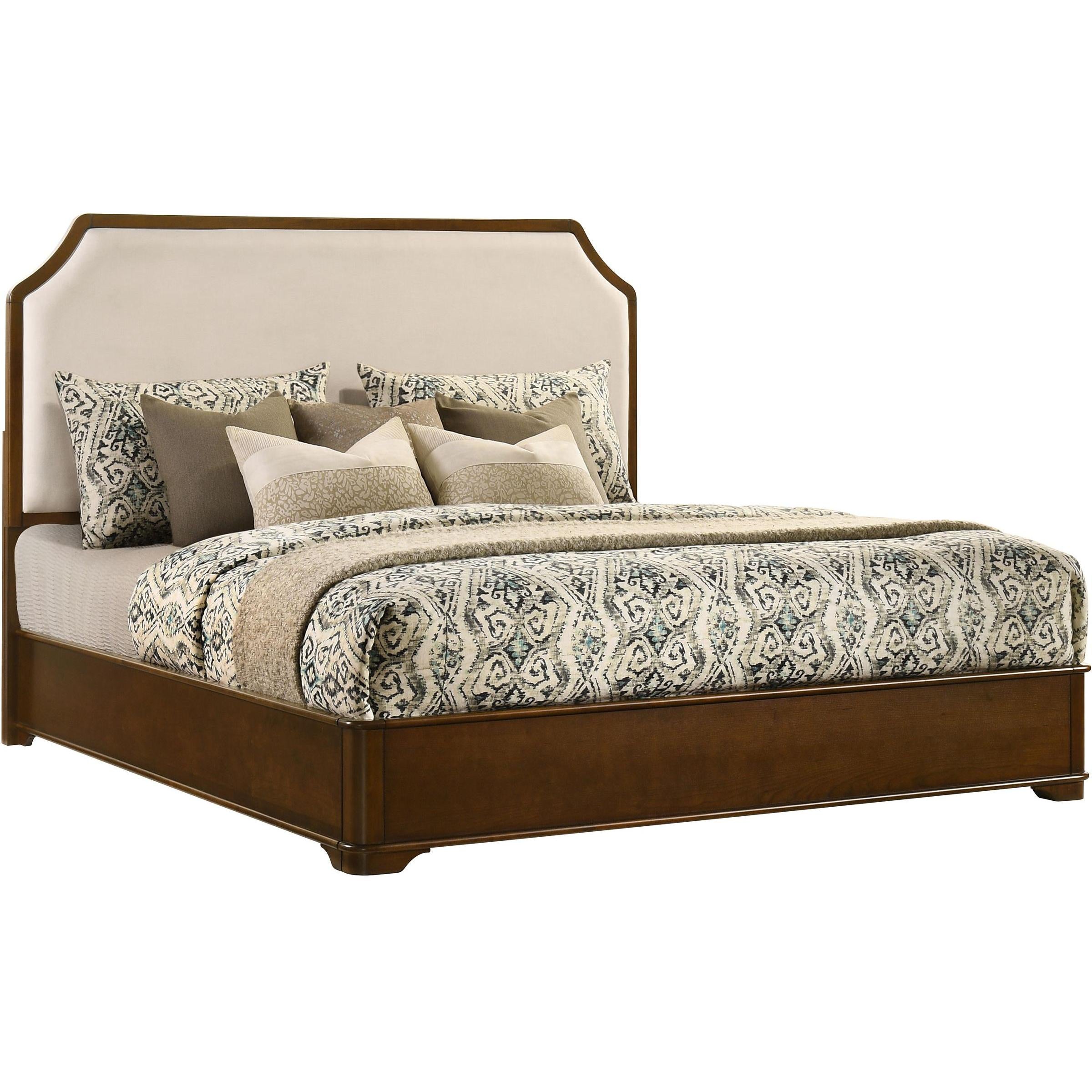  Size_King  -- Garland 205301KE 58-inch King Panel Bed - Cream/Brown Cherry IMAGE 3