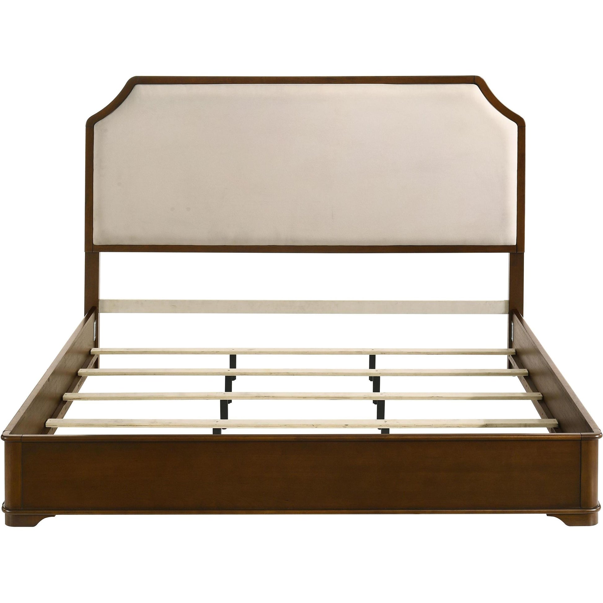  Size_King  -- Garland 205301KE 58-inch King Panel Bed - Cream/Brown Cherry IMAGE 4