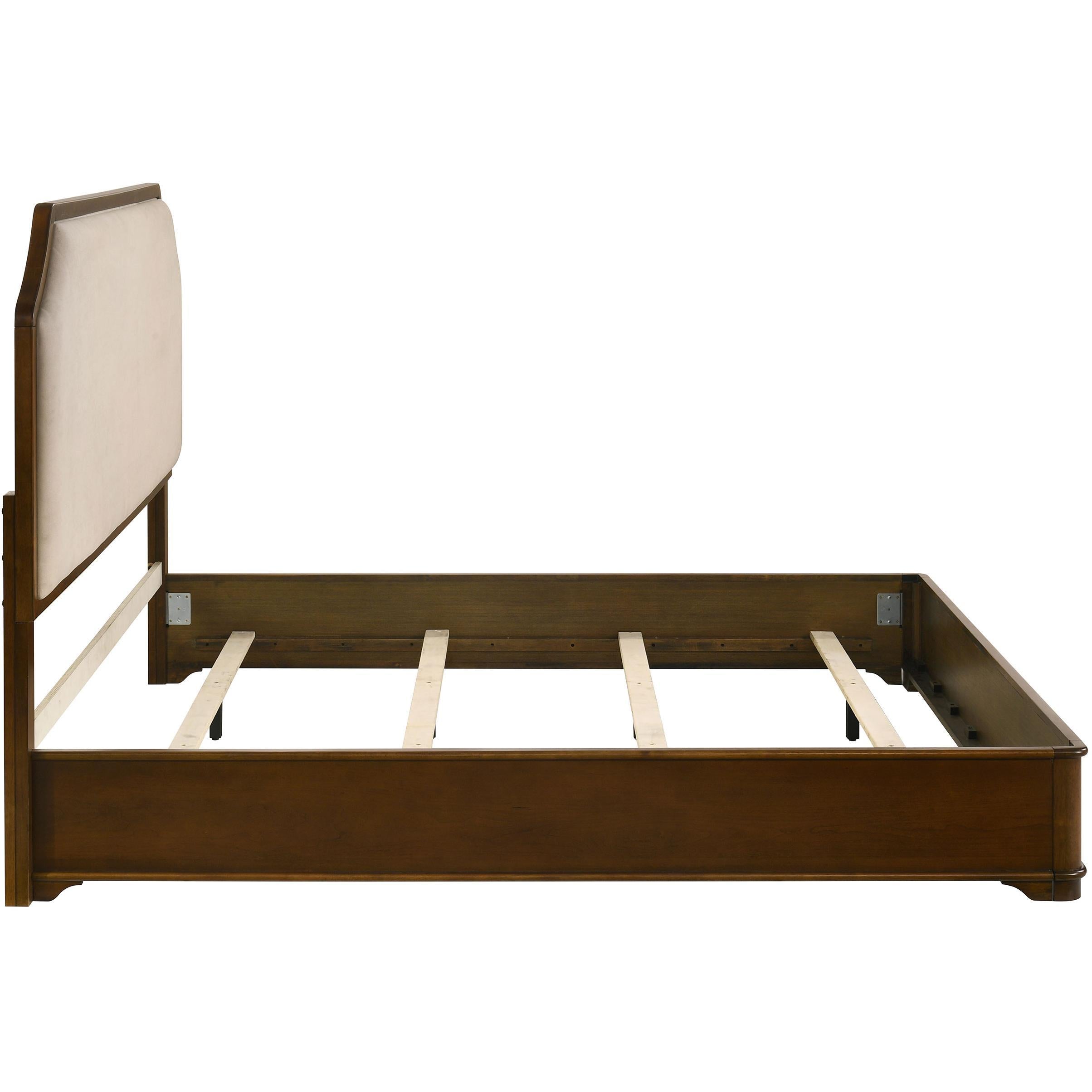  Size_King  -- Garland 205301KE 58-inch King Panel Bed - Cream/Brown Cherry IMAGE 6