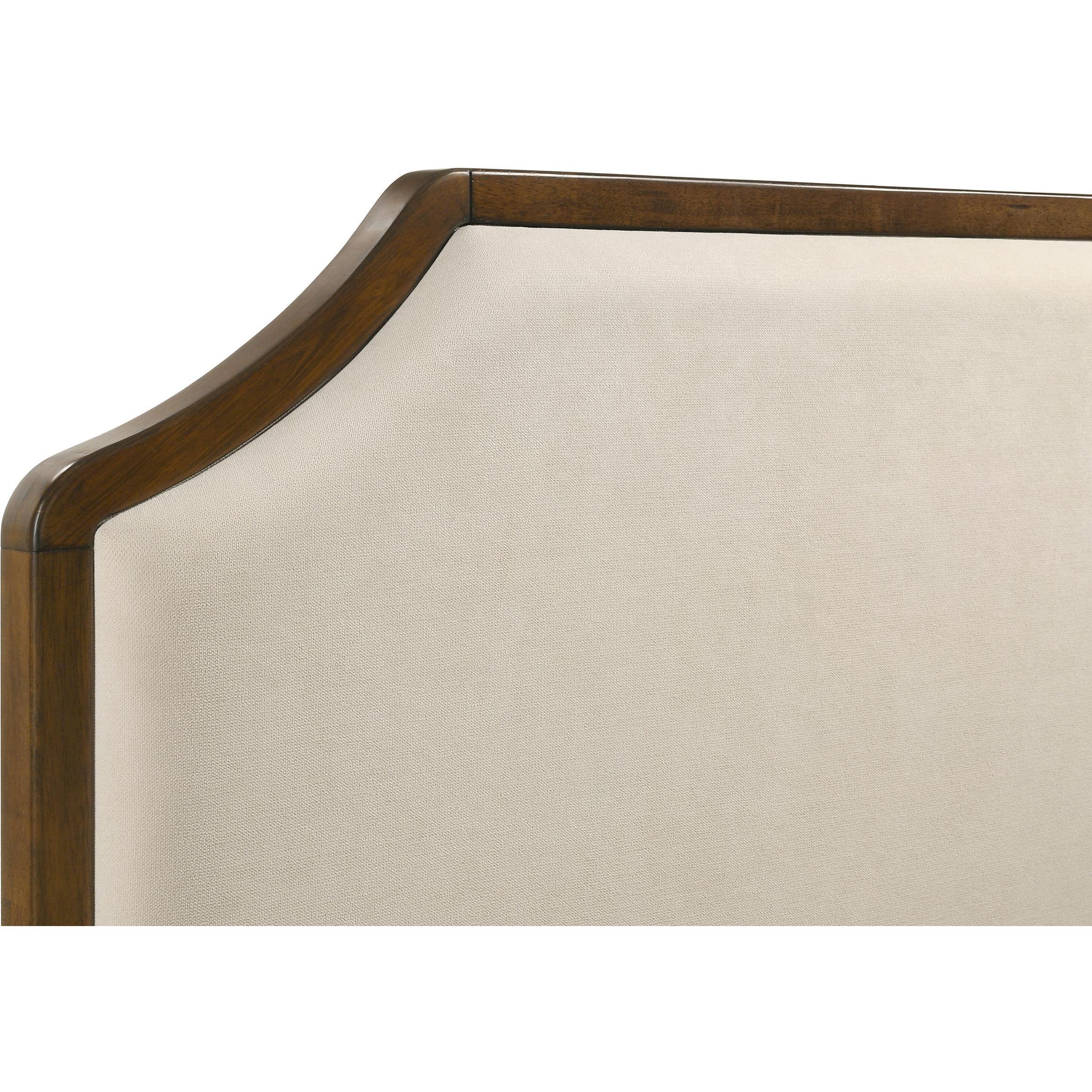  Size_King  -- Garland 205301KE 58-inch King Panel Bed - Cream/Brown Cherry IMAGE 7