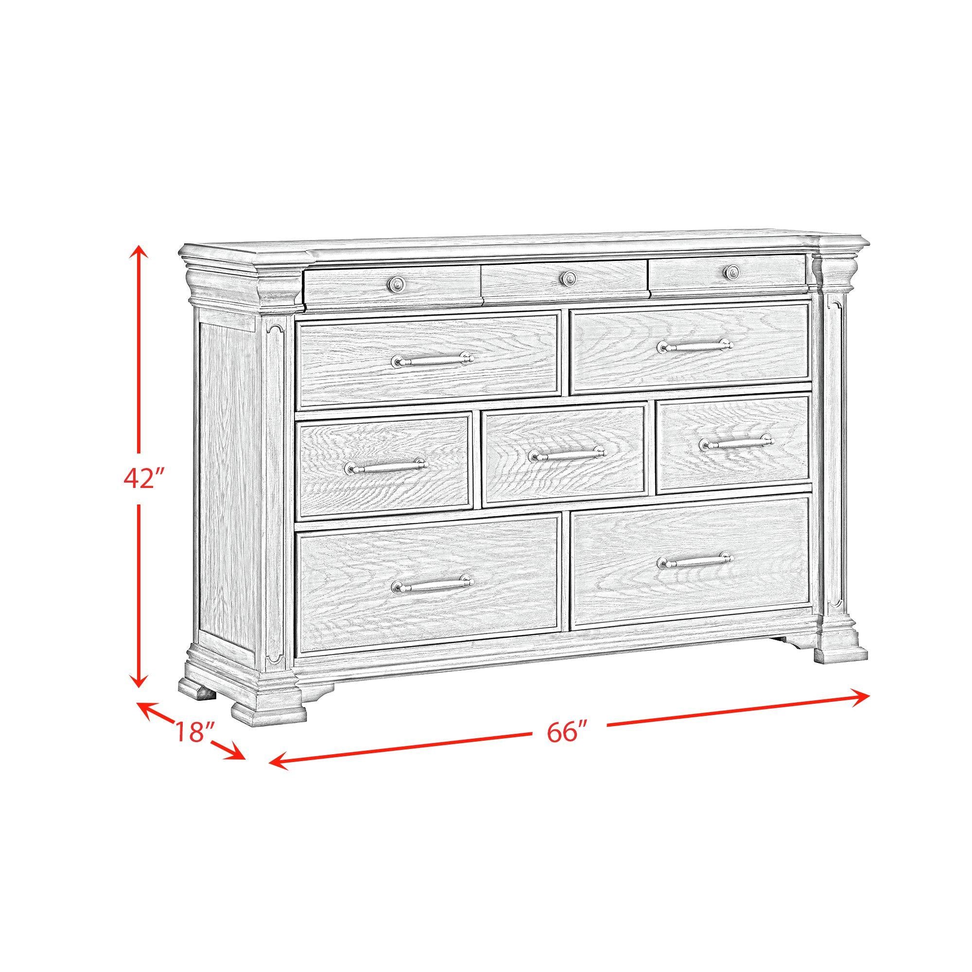  Elements International Kings Court B.10315.DR 10-Drawer Dresser IMAGE 7
