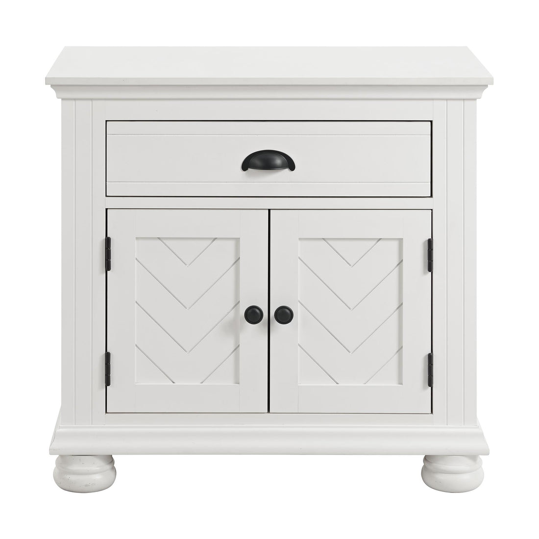  Elements International Kona B-9340-7-NS 1-Drawer Nightstand IMAGE 1