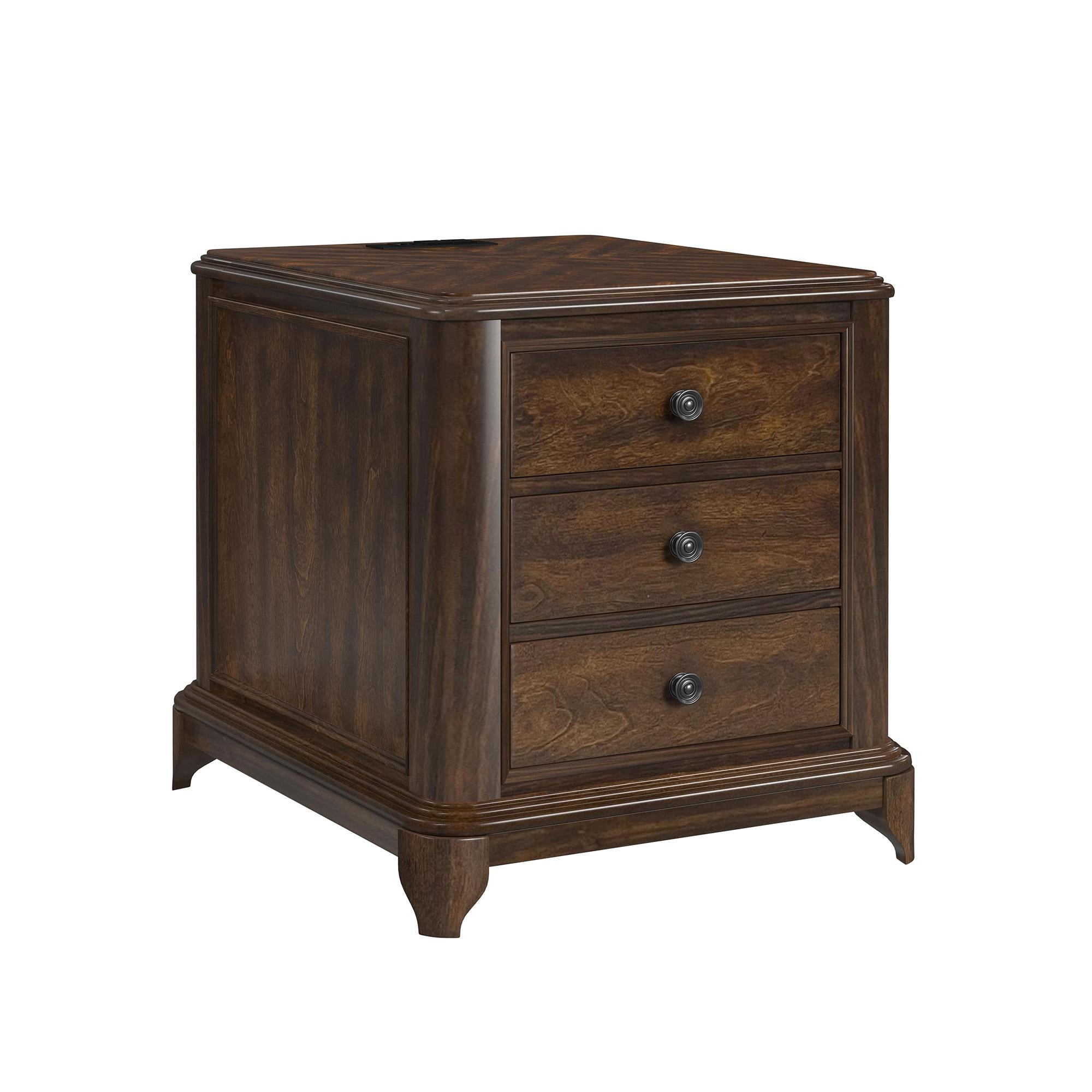  Elements International Phillipe T-5210-5-CB 2-Drawer Cabinet IMAGE 1