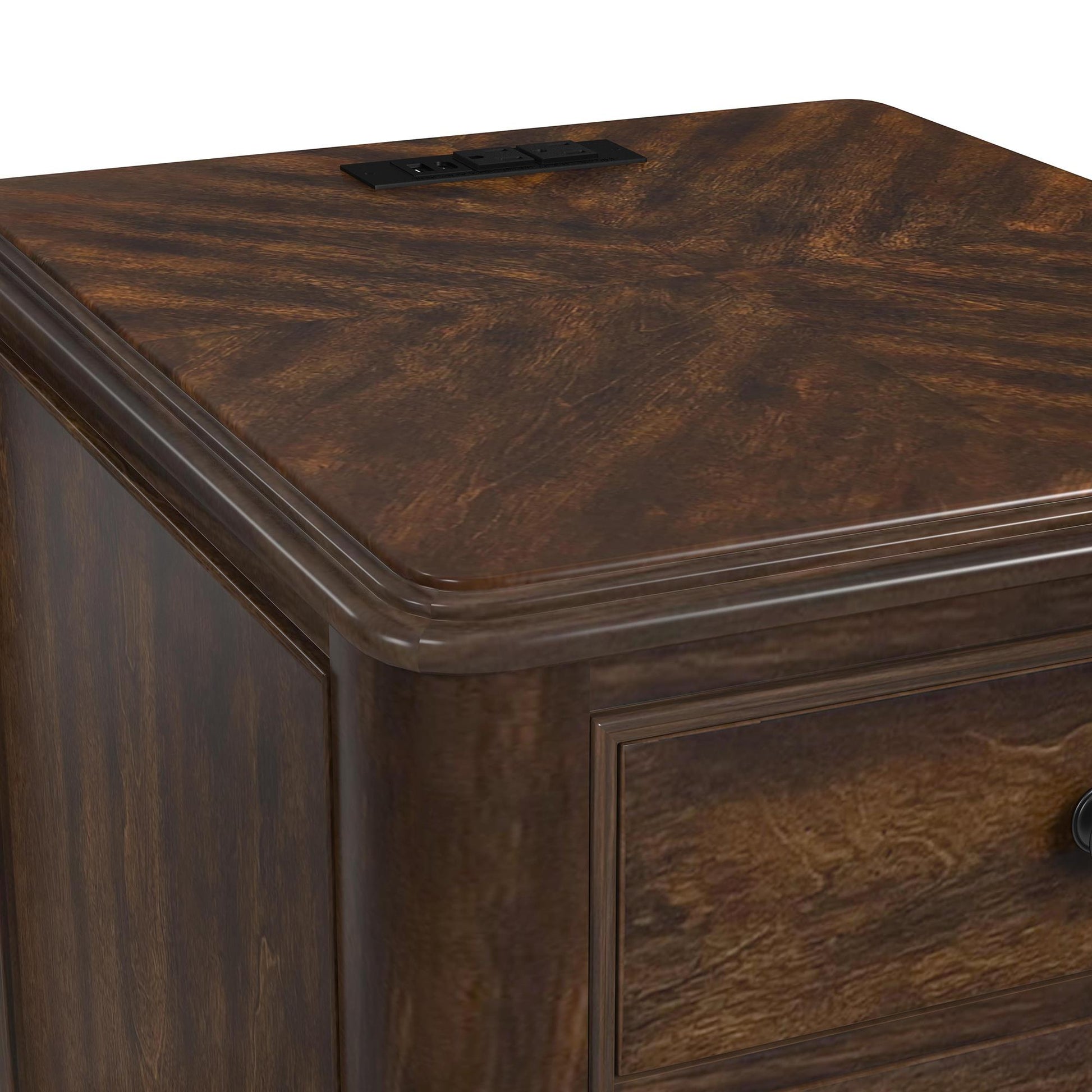  Elements International Phillipe T-5210-5-CB 2-Drawer Cabinet IMAGE 6
