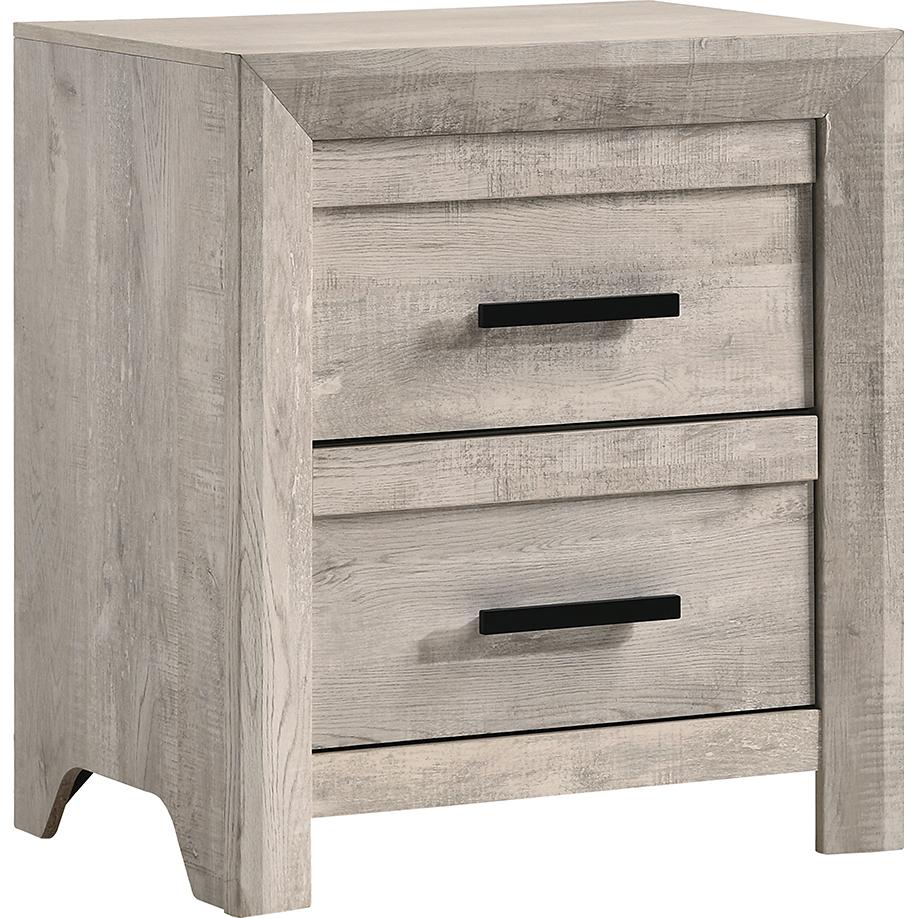  Elements International Eleanor EL700NSZS 2-Drawer Nightstand IMAGE 1
