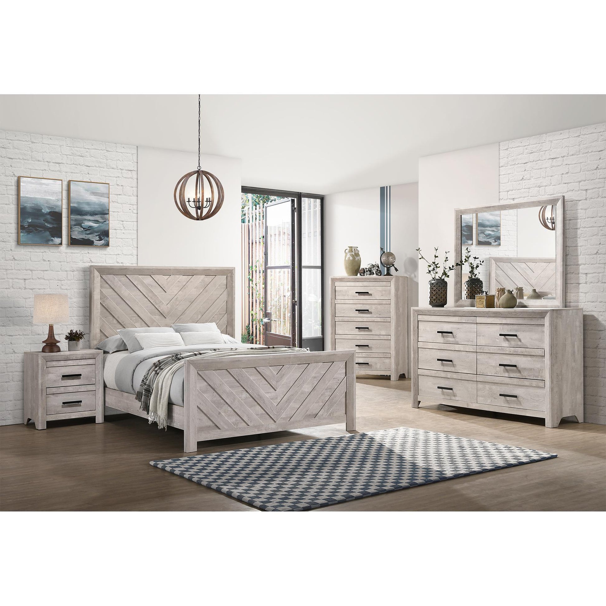  Elements International Eleanor EL700NSZS 2-Drawer Nightstand IMAGE 3