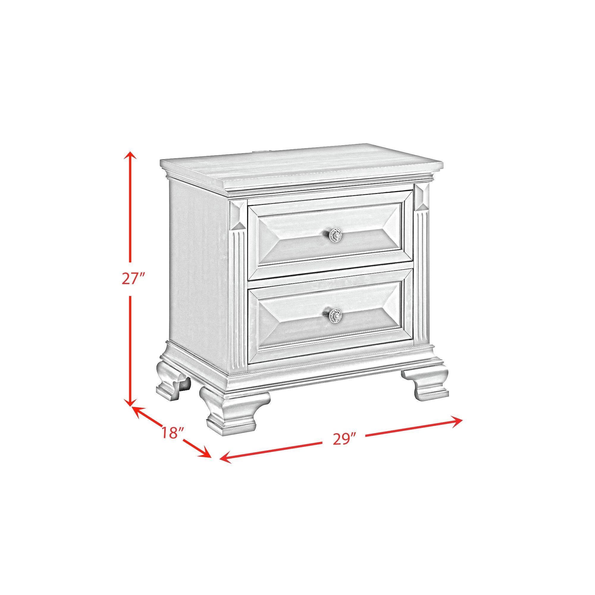  Elements International Bridgestone B-10980-7-NS 2-Drawer Nightstand IMAGE 10