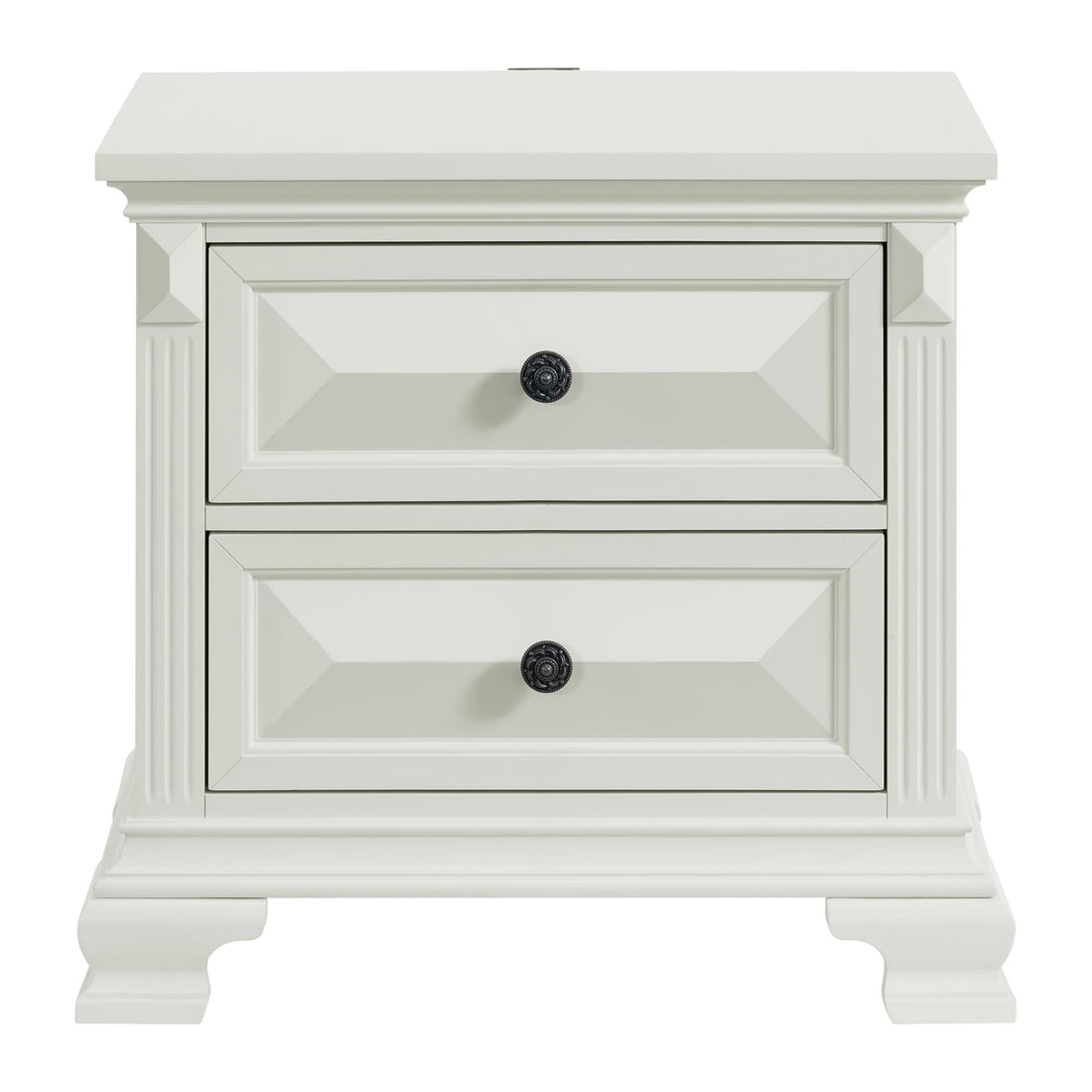  Elements International Bridgestone B-10980-7-NS 2-Drawer Nightstand IMAGE 1