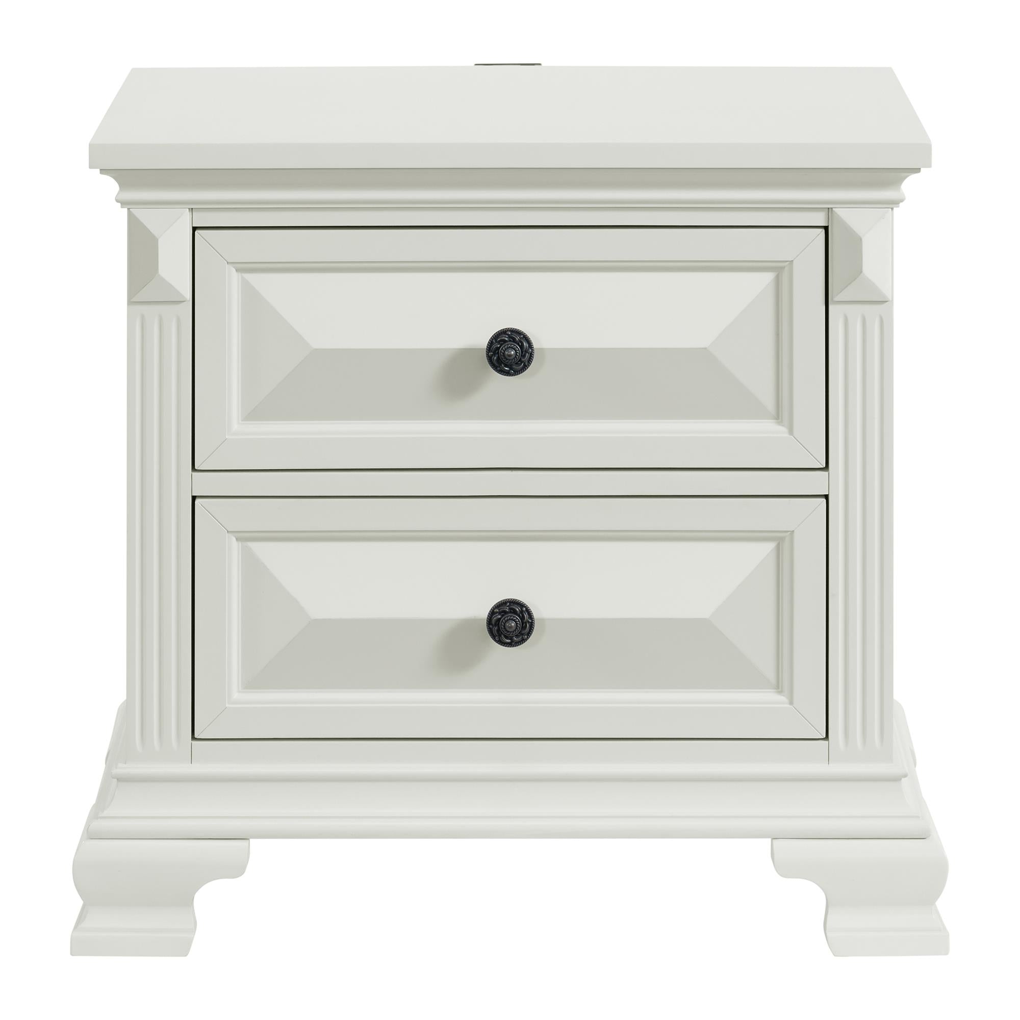  Elements International Bridgestone B-10980-7-NS 2-Drawer Nightstand IMAGE 2