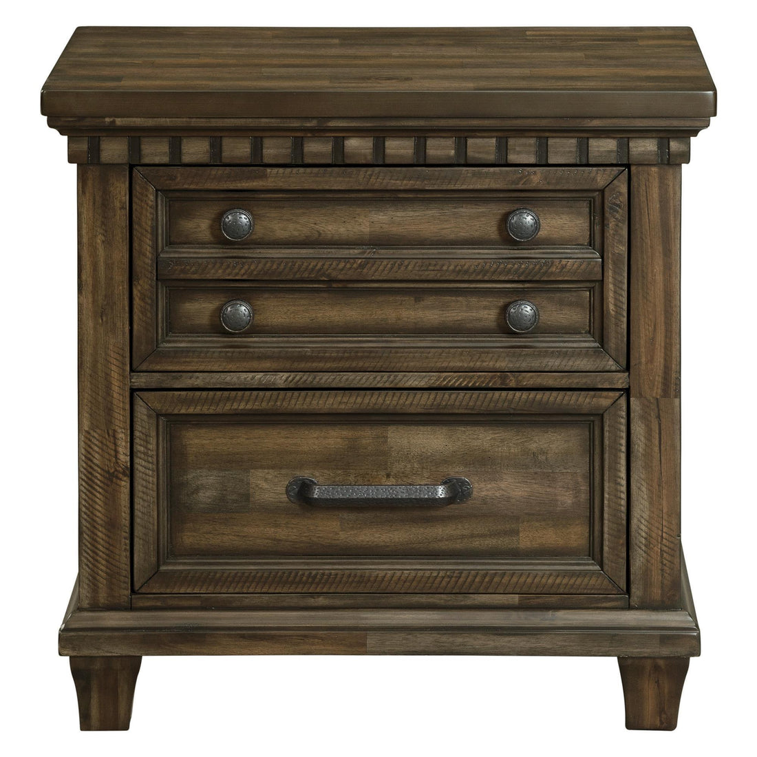  Elements International McCoy B-10530-5-NS 2-Drawer Nightstand IMAGE 1