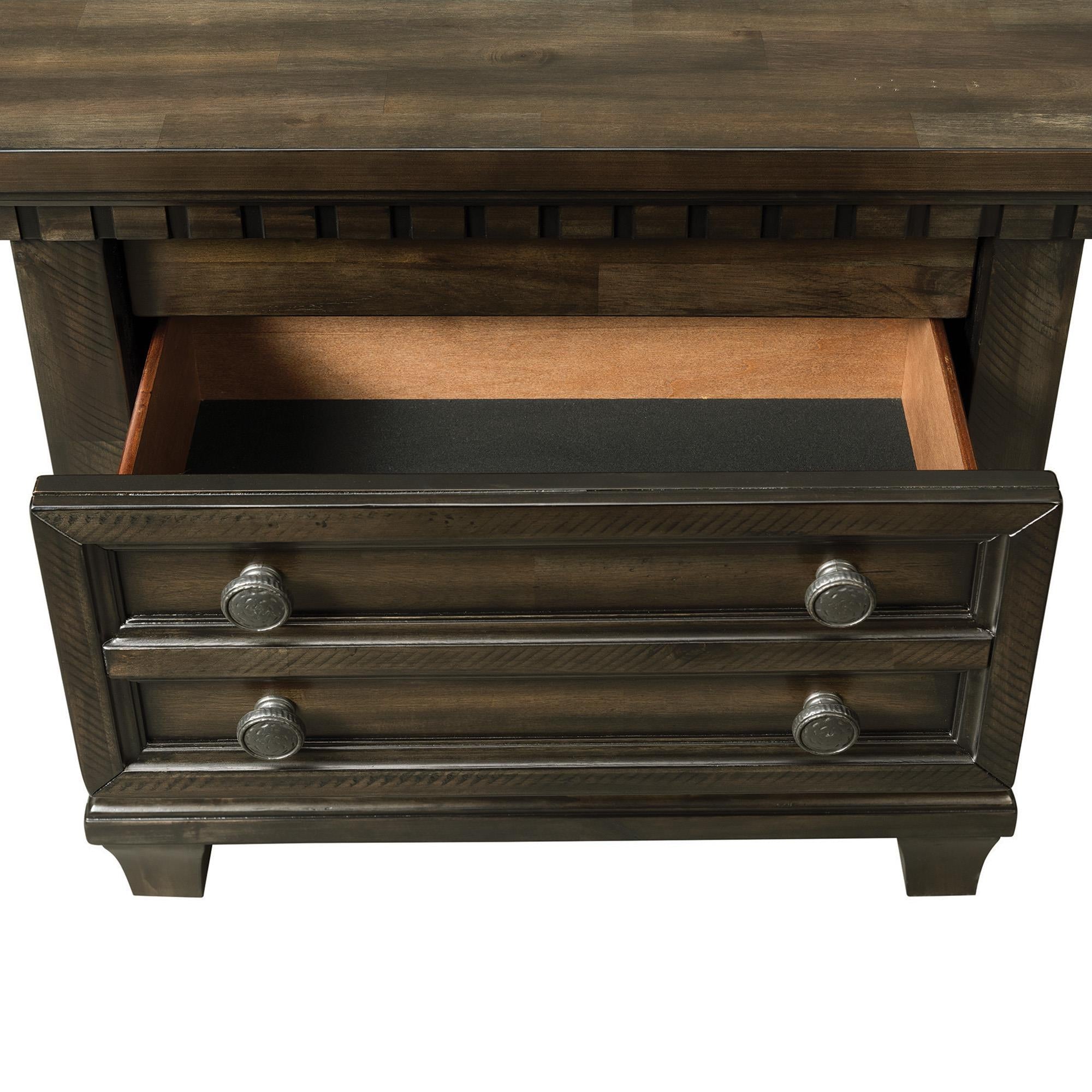  Elements International McCoy B-10530-5-NS 2-Drawer Nightstand IMAGE 6