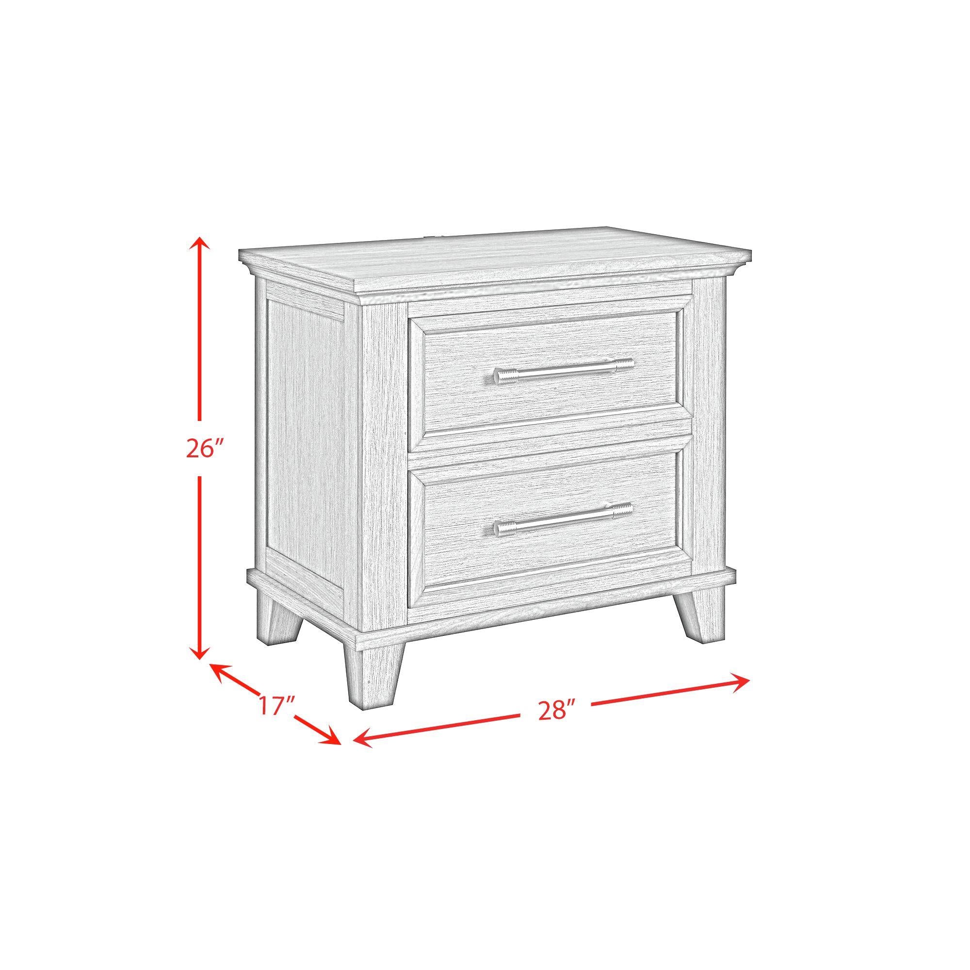  Elements International Canterbury B-13030-7-NS 2-Drawer Nightstand IMAGE 10