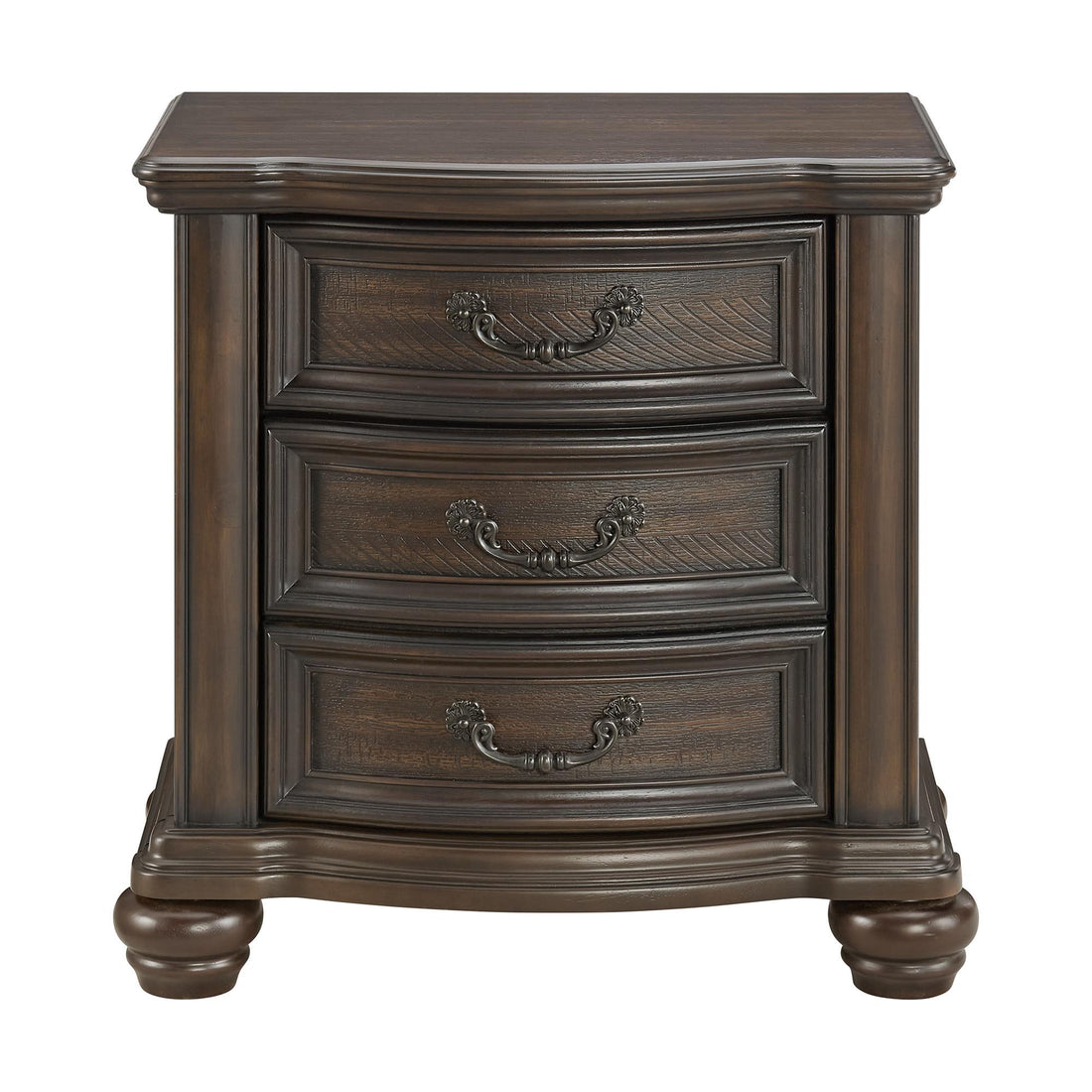  Elements International Brunswick B-13070-5-NS 2-Drawer Nightstand IMAGE 1
