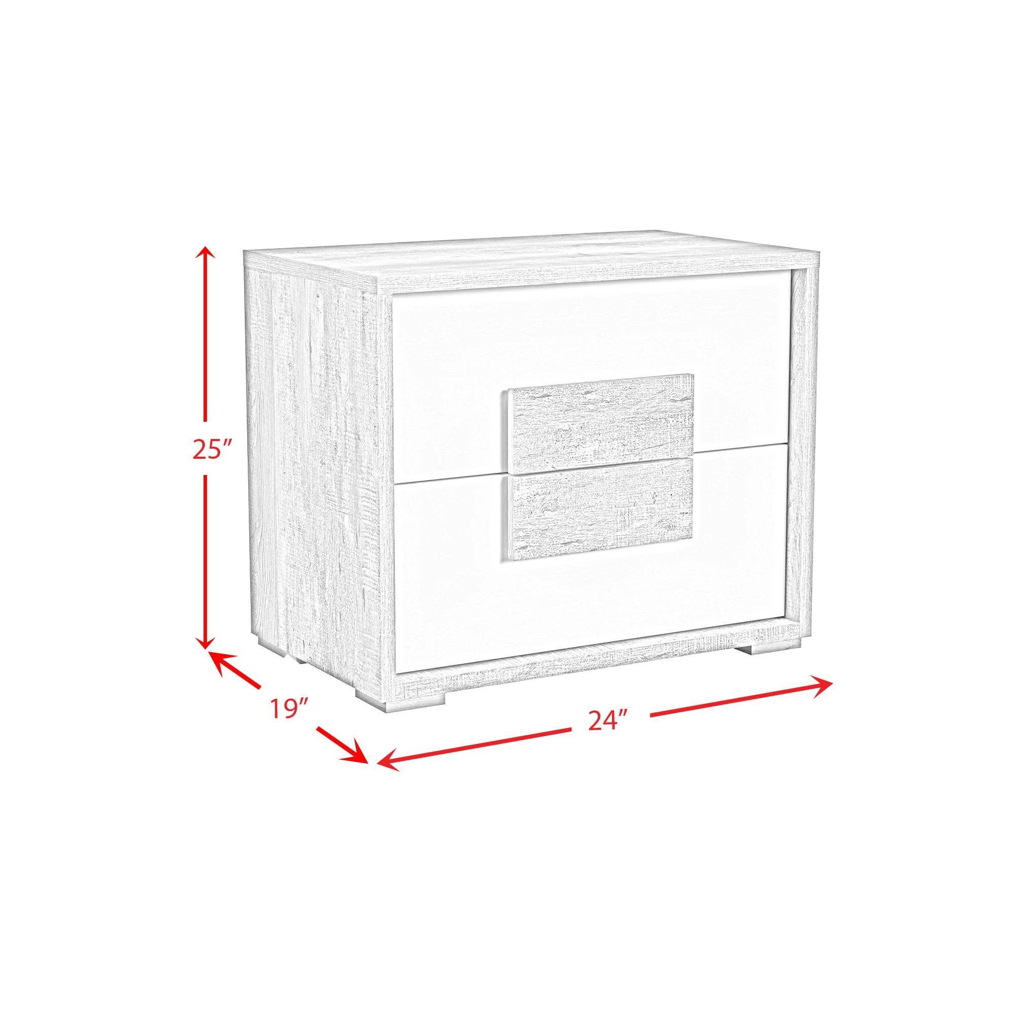  Elements International San Matteo B-16010-7-NS2 2-Drawer Nightstand IMAGE 10