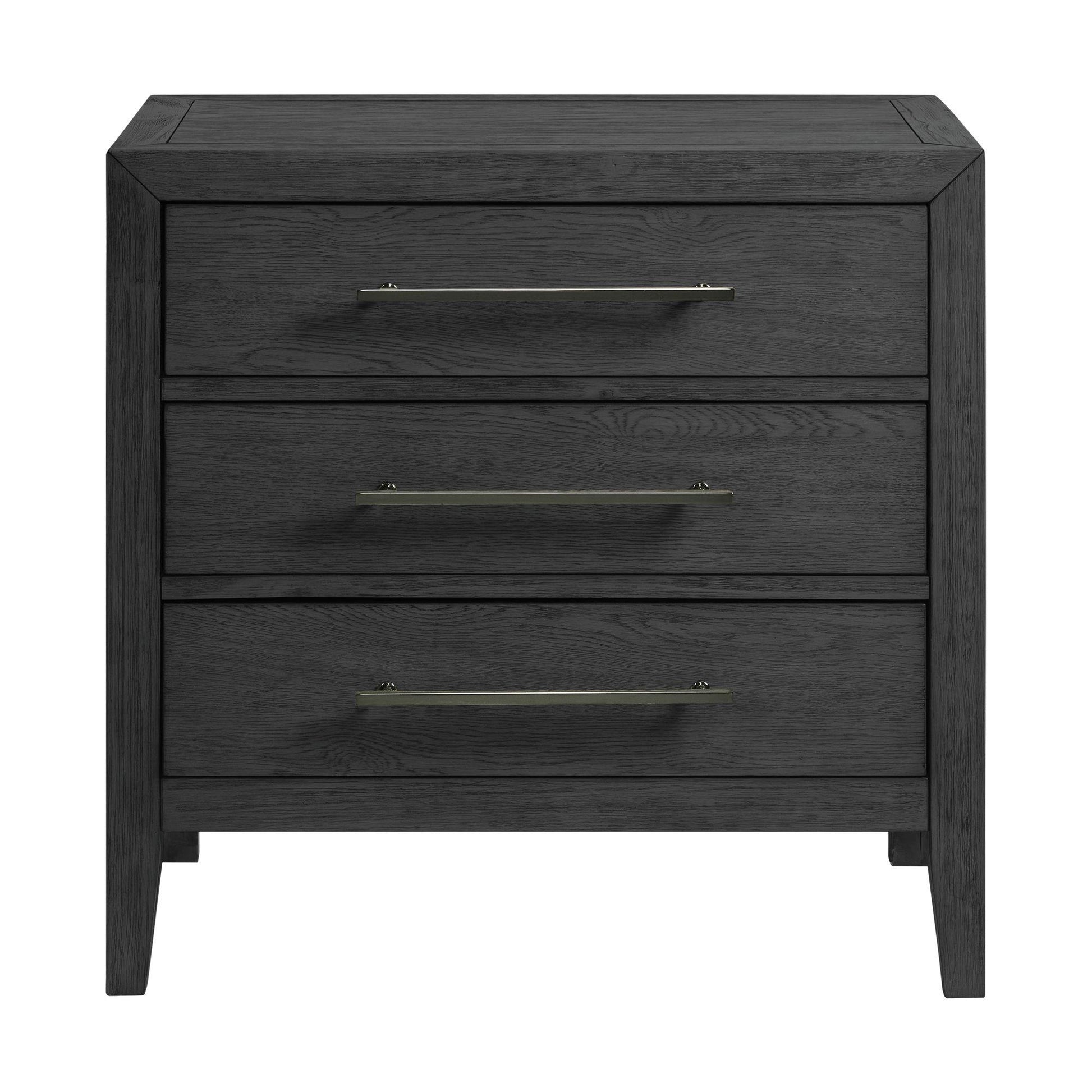  Elements International Versailles Contemporary B-3690-8-NS 3-Drawer Nightstand IMAGE 2
