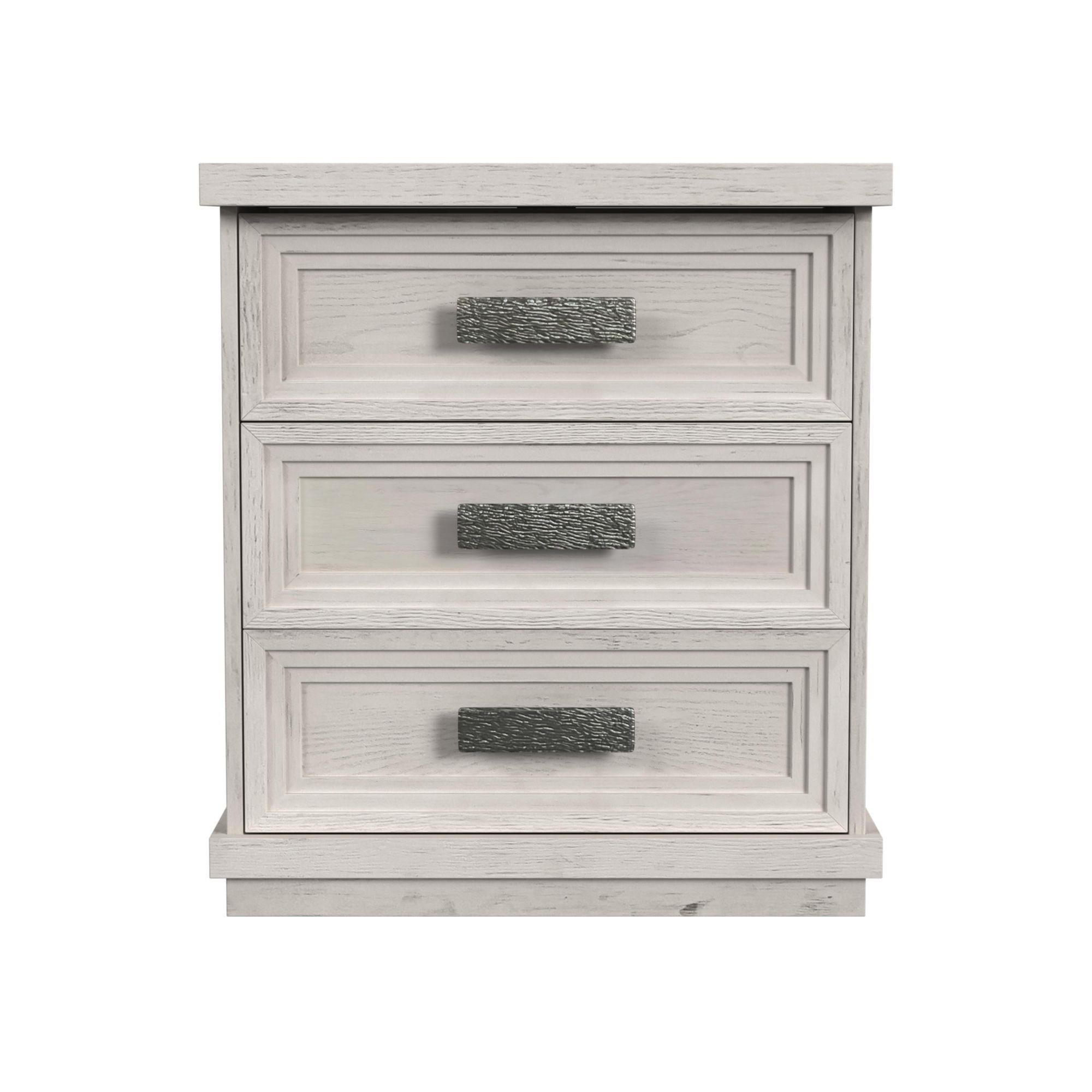  Elements International Avalanche B-11600-7-NS 3-Drawer Nightstand IMAGE 2