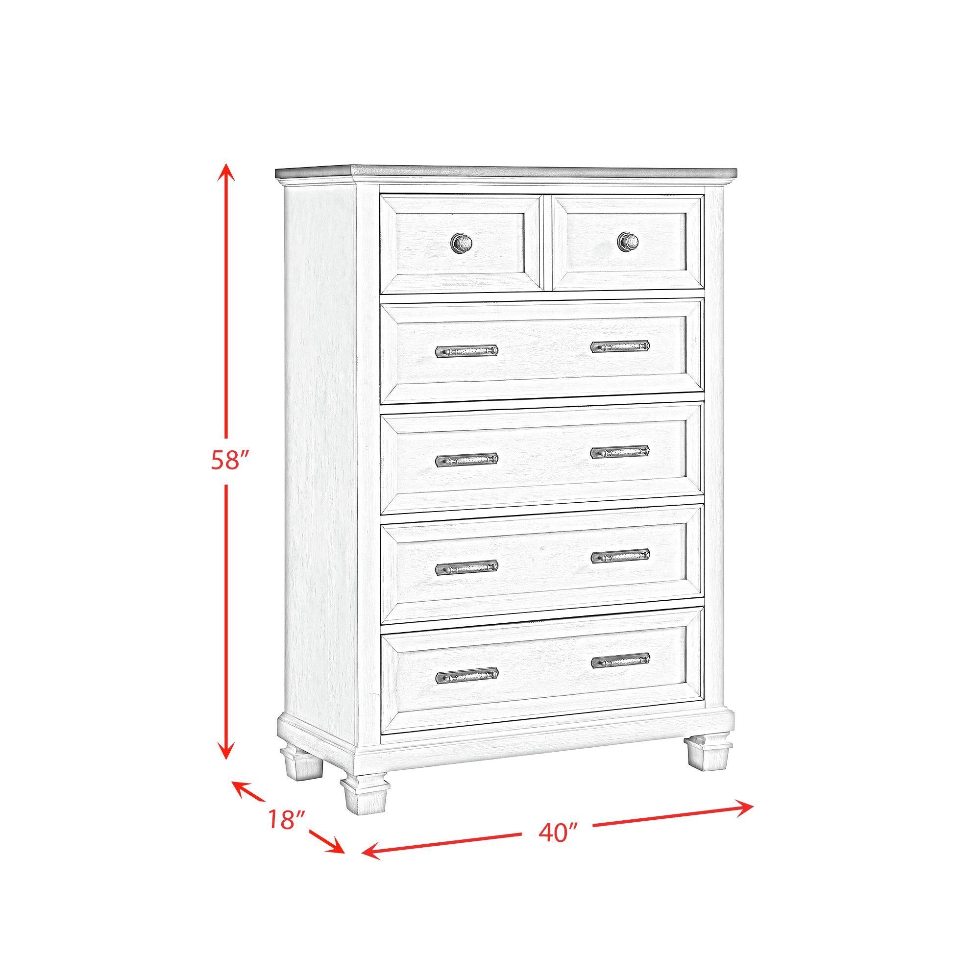 Elements International Farmington B-9890-7-CH 5-Drawer Chest IMAGE 12
