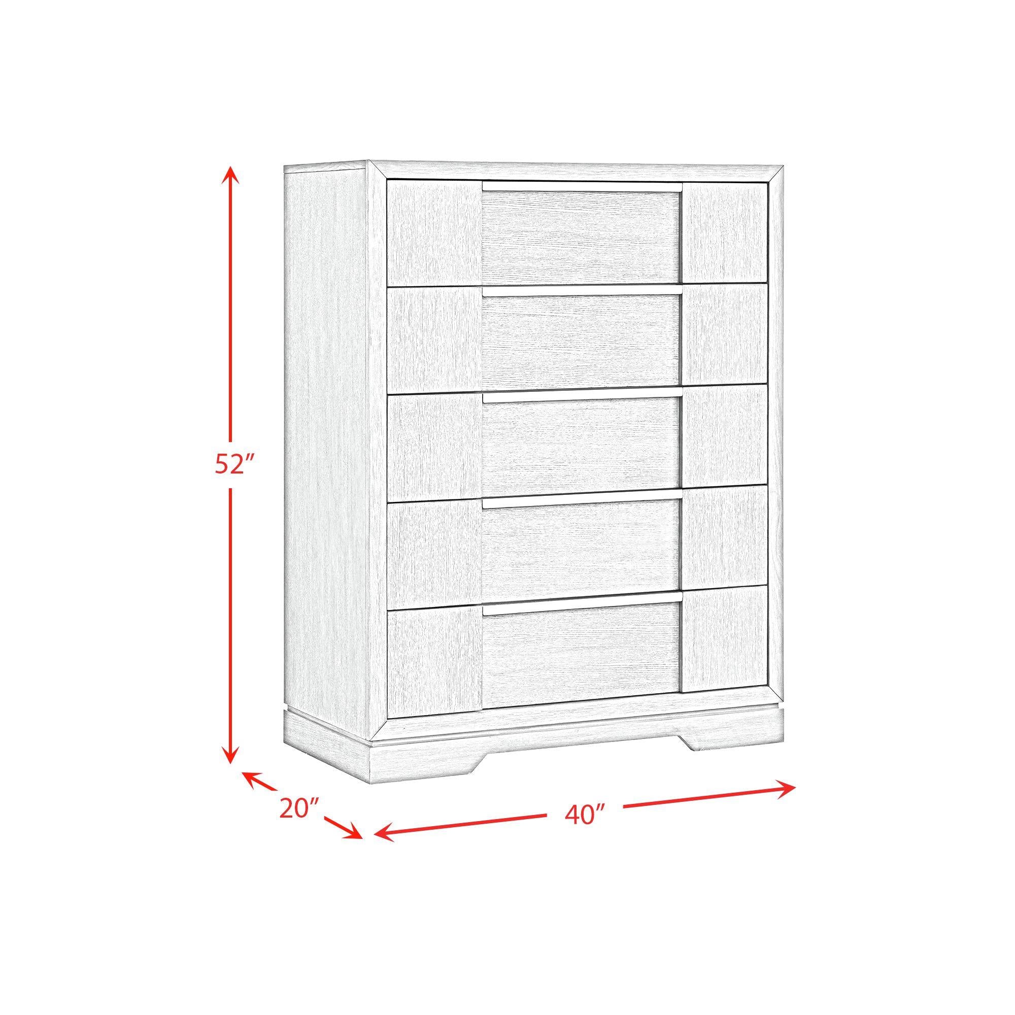  Elements International Kelis B-9770-3-CH 5-Drawer Chest IMAGE 10
