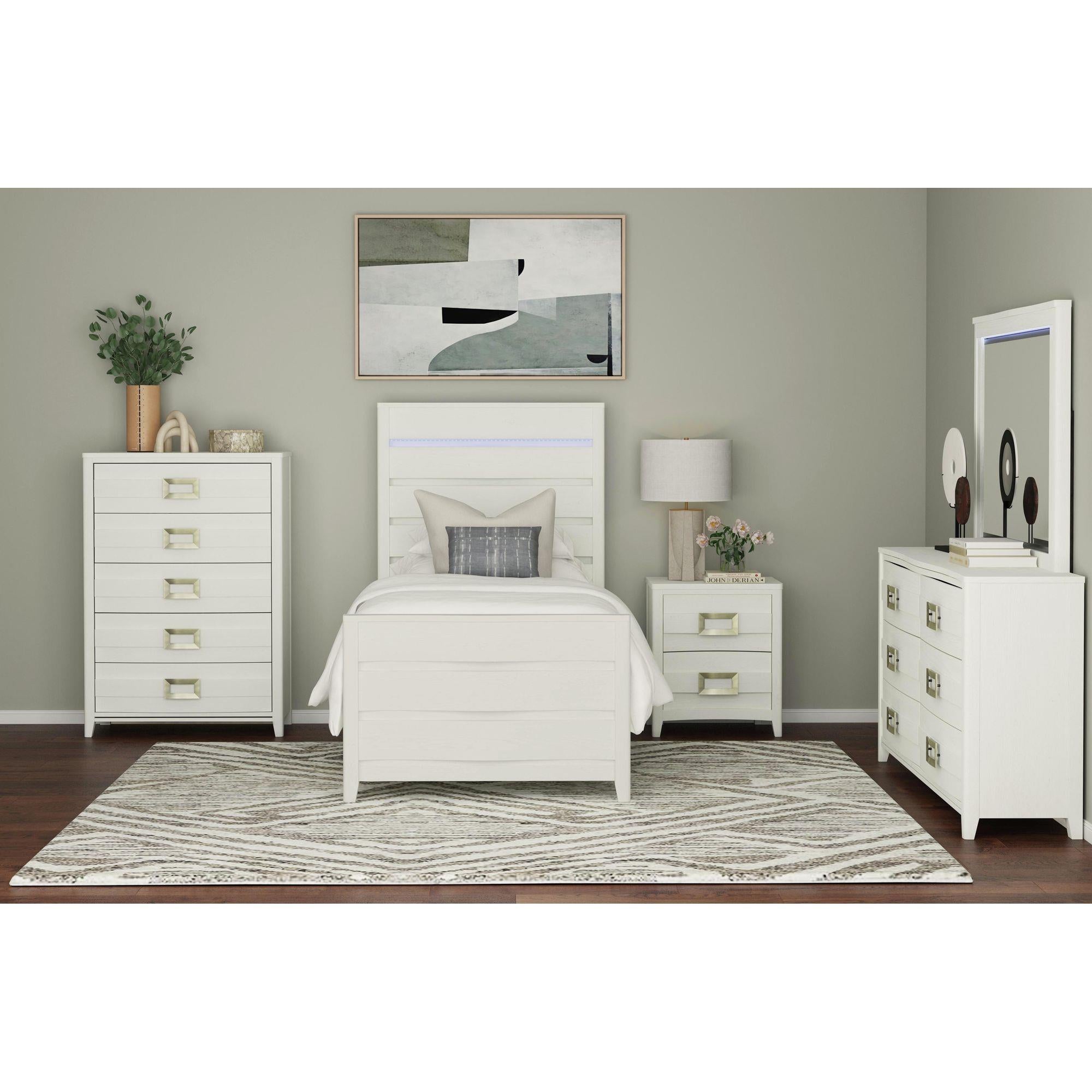  Elements International Tobias B-15990-7-CH 5-Drawer Chest IMAGE 3