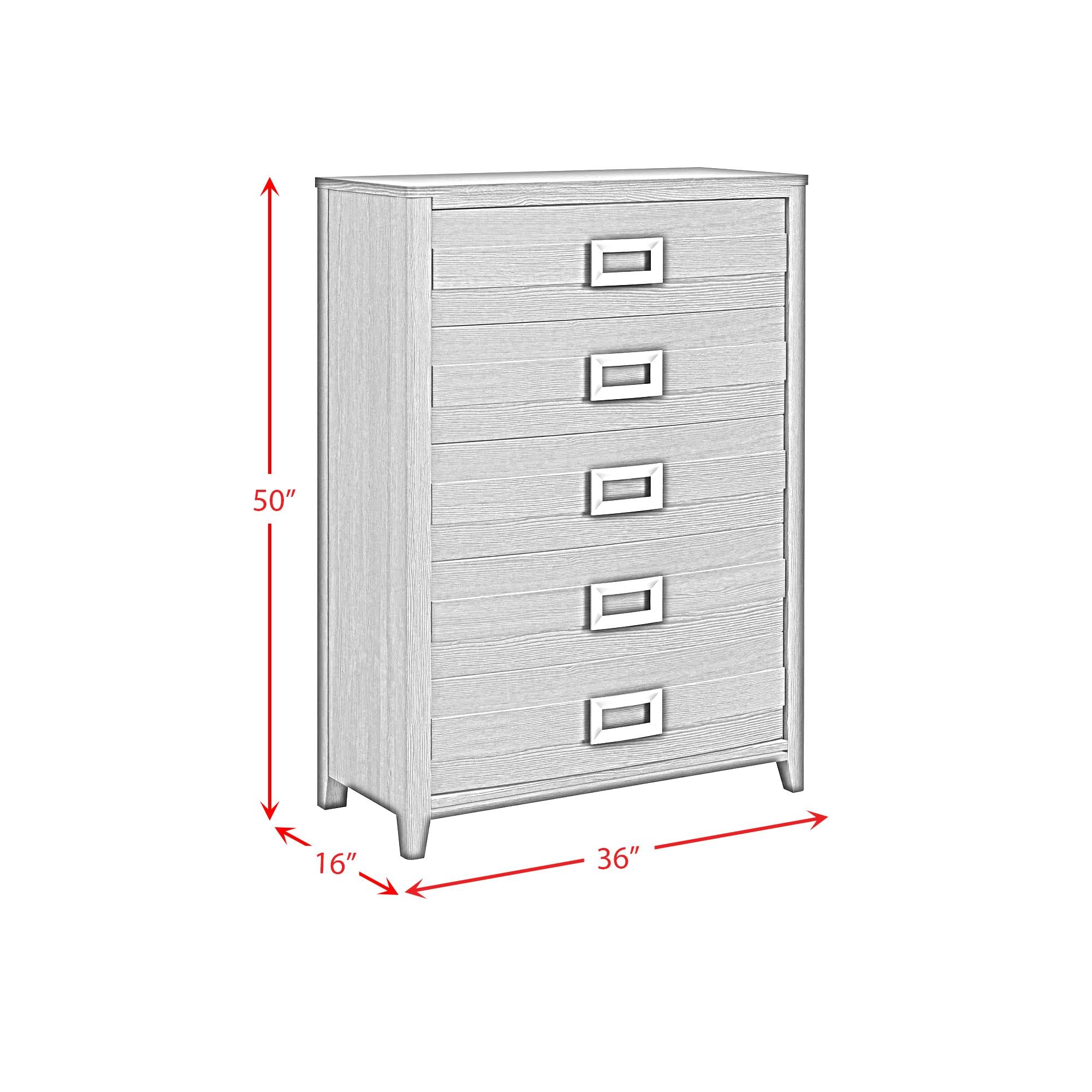  Elements International Tobias B-15990-7-CH 5-Drawer Chest IMAGE 9