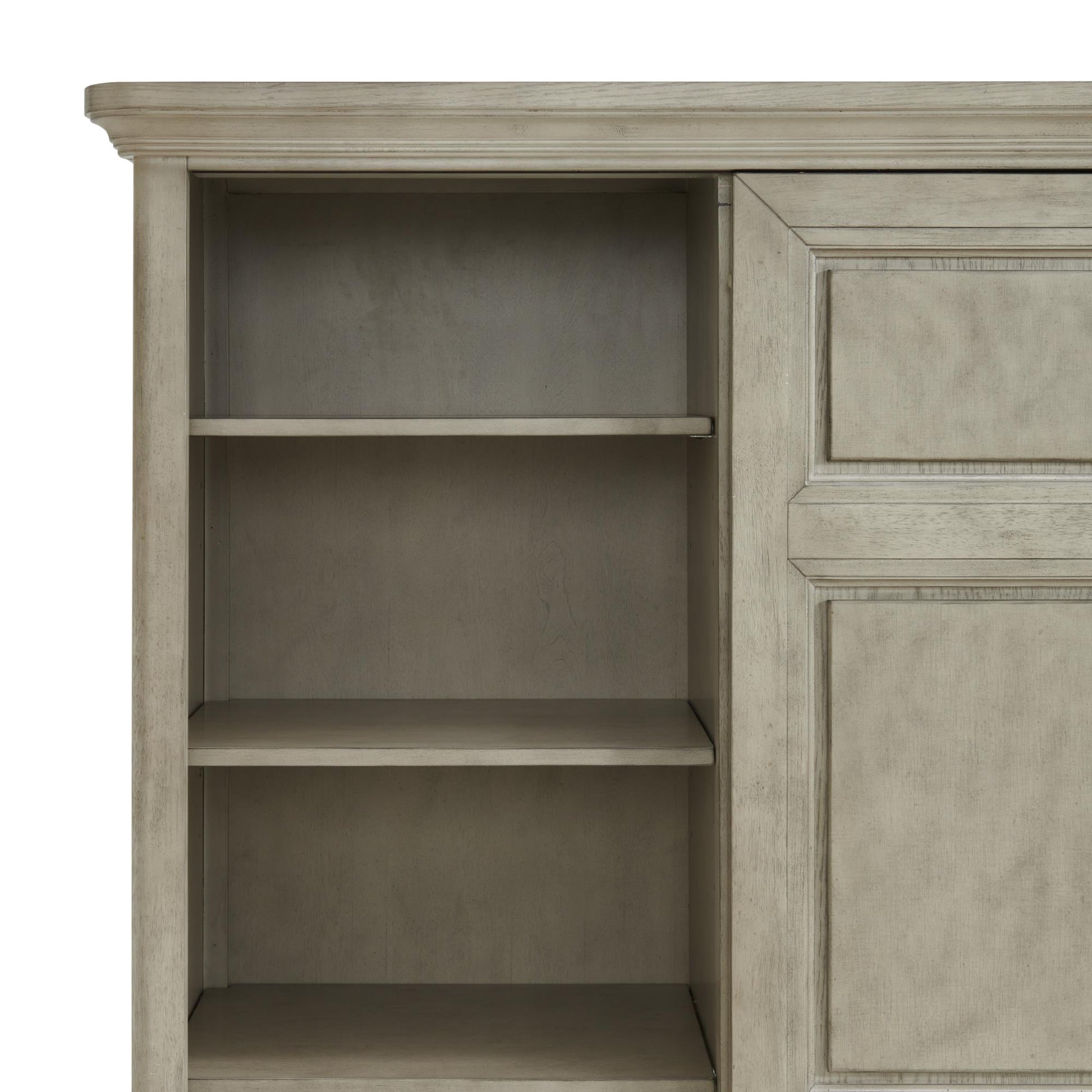  Elements International Whit-Ash B-11360-3-CH2 5-Drawer Door Chest IMAGE 5