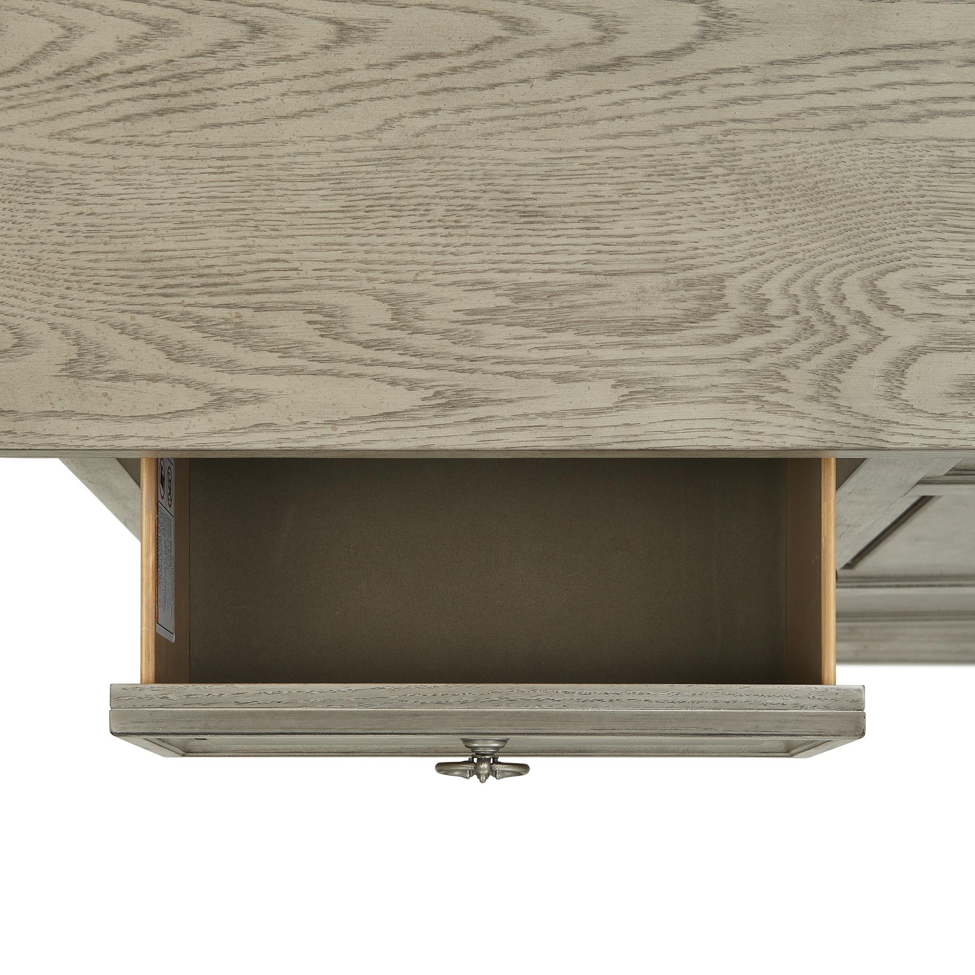  Elements International Whit-Ash B-11360-3-CH2 5-Drawer Door Chest IMAGE 6