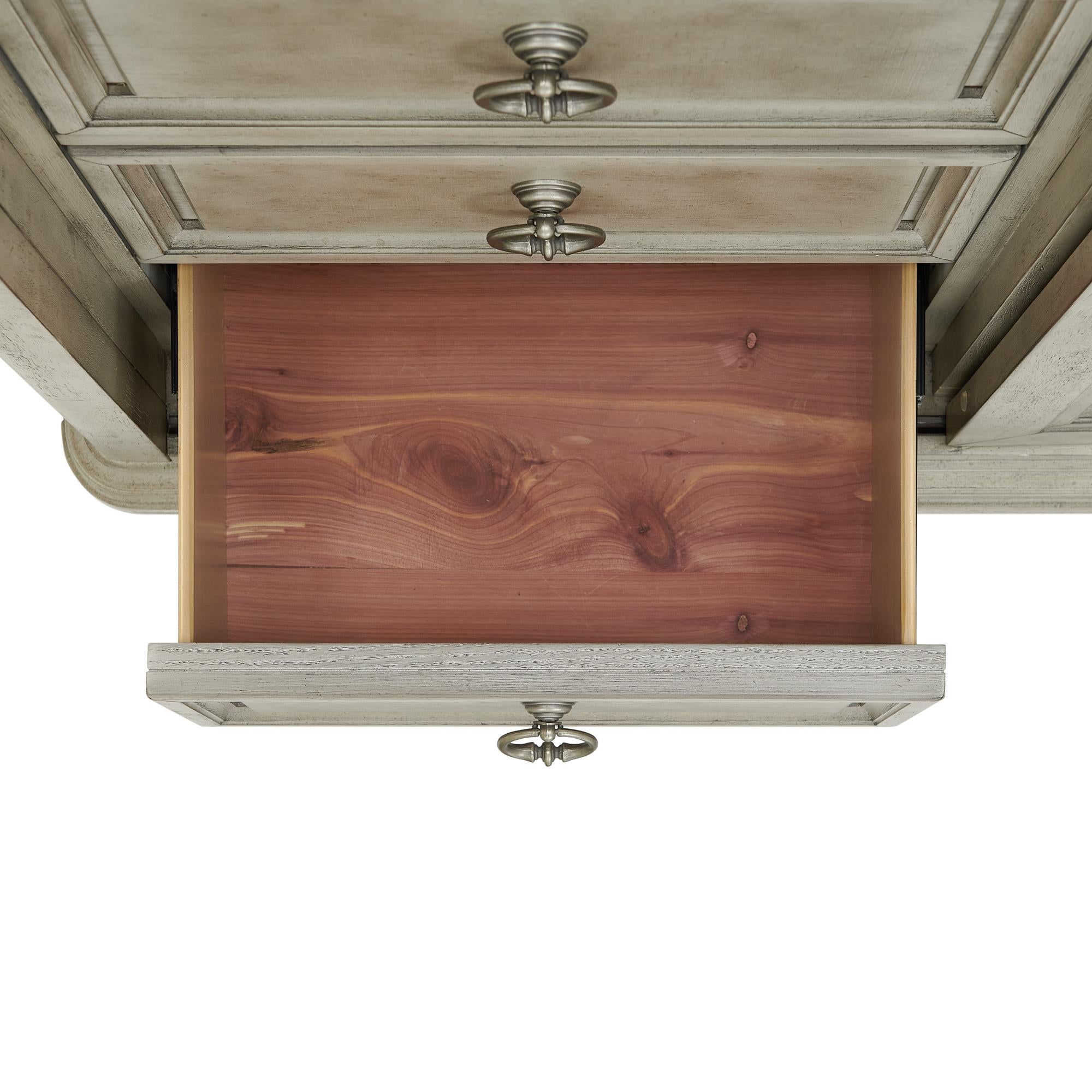  Elements International Whit-Ash B-11360-3-CH2 5-Drawer Door Chest IMAGE 7