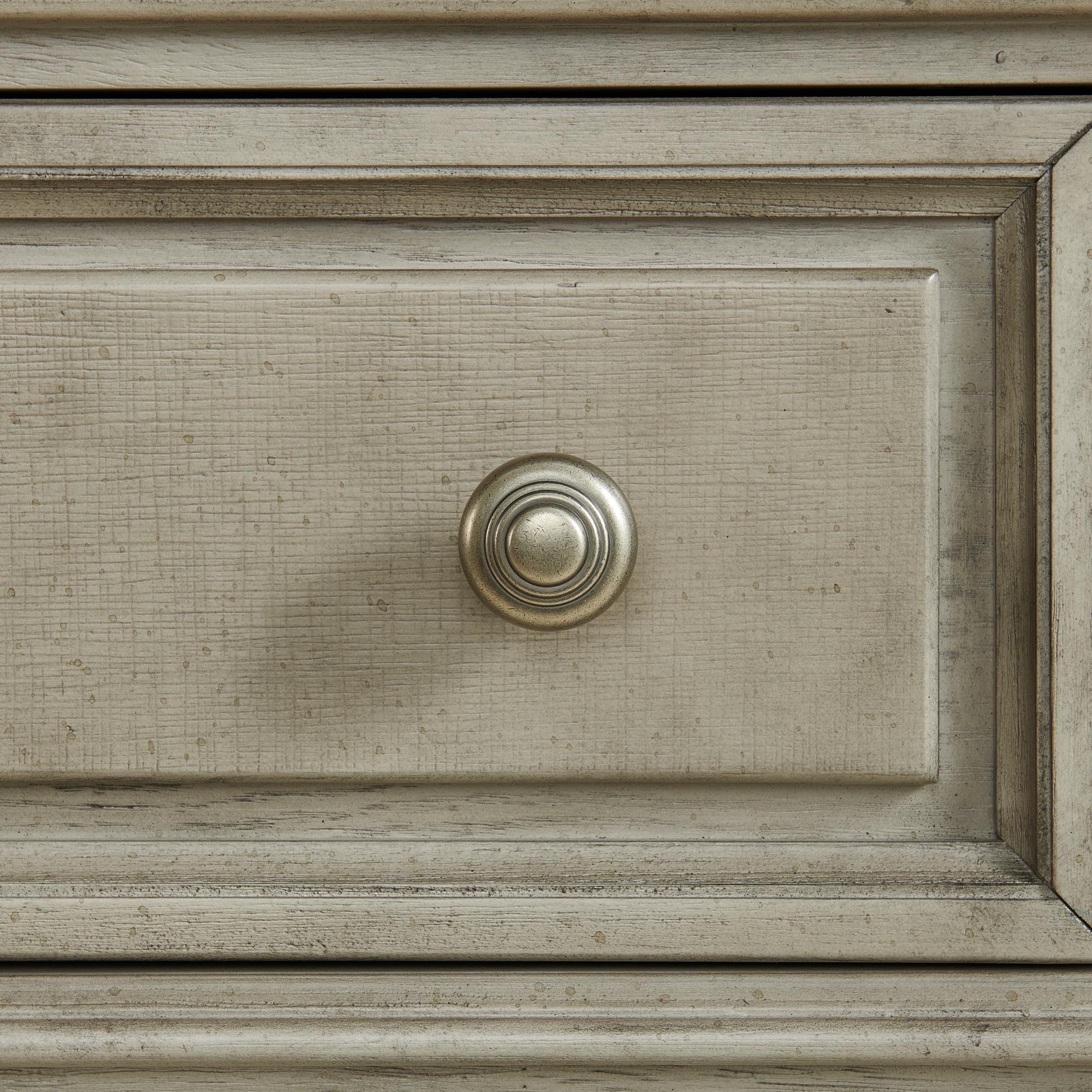  Elements International Whit-Ash B-11360-3-CH2 5-Drawer Door Chest IMAGE 9