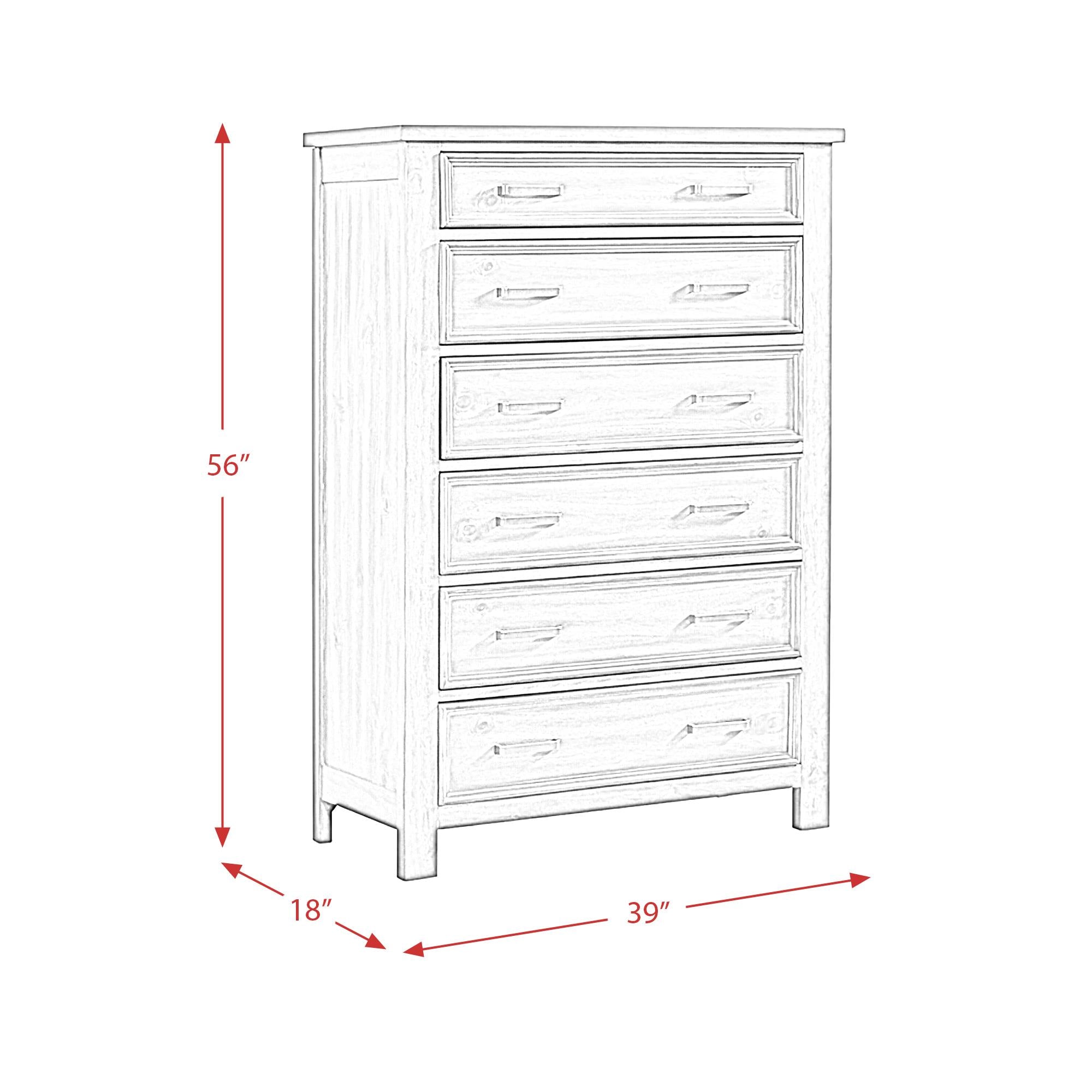  Elements International Sullivan SV300CH 6-Drawer Chest IMAGE 10
