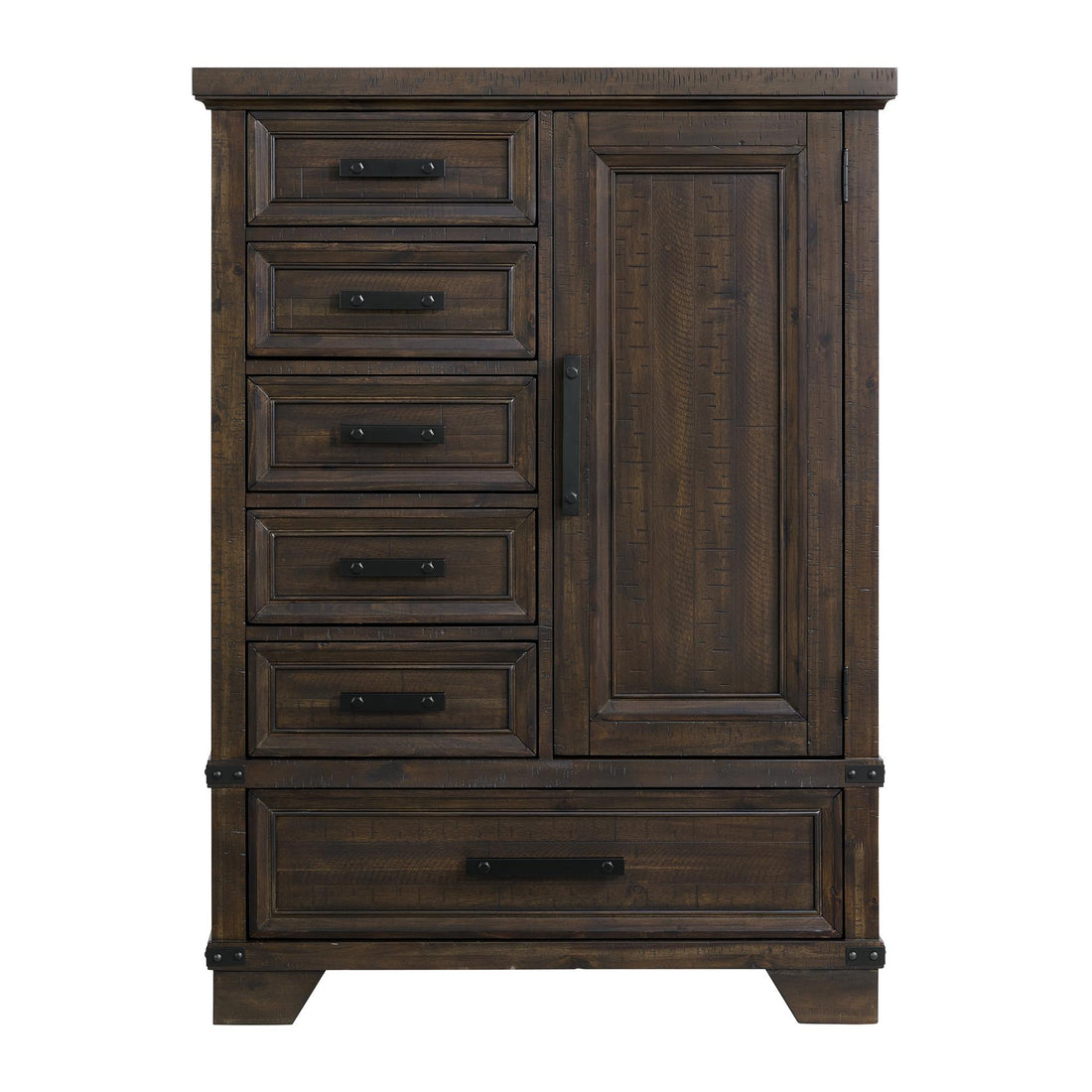  Elements International Colorado City B-13010-8-CH2 6-Drawer Door Chest IMAGE 1