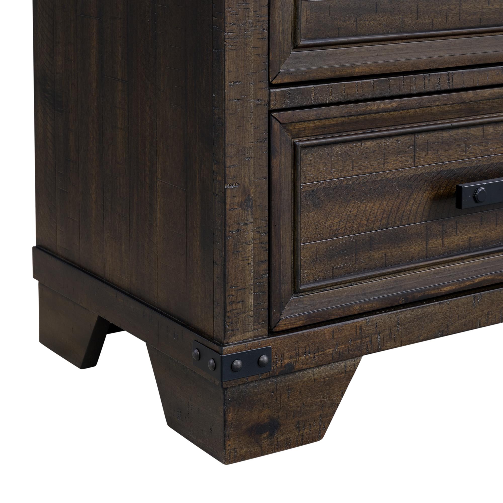  Elements International Colorado City B-13010-8-CH2 6-Drawer Door Chest IMAGE 6