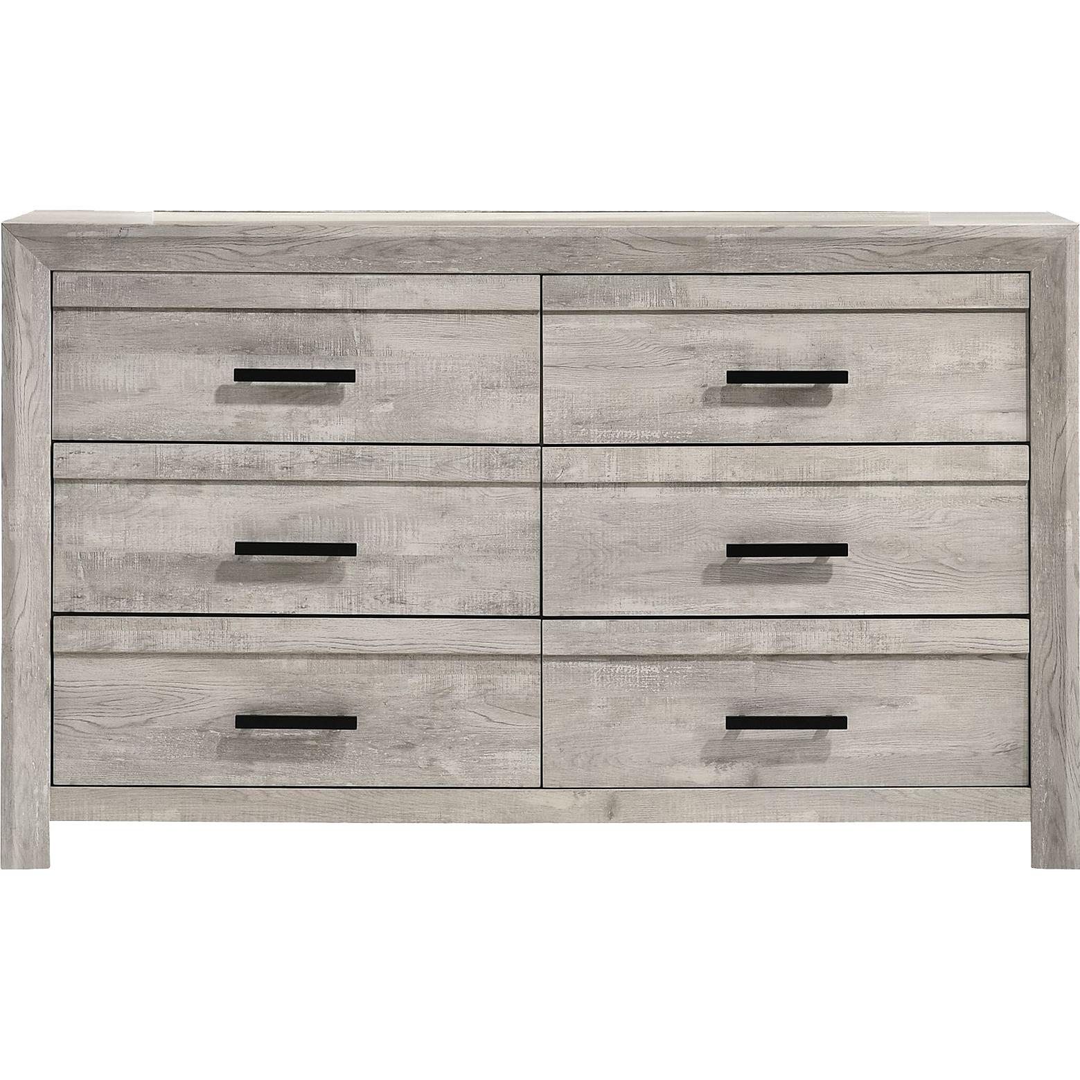  Elements International Eleanor EL700DRZS 6-Drawer Dresser IMAGE 2