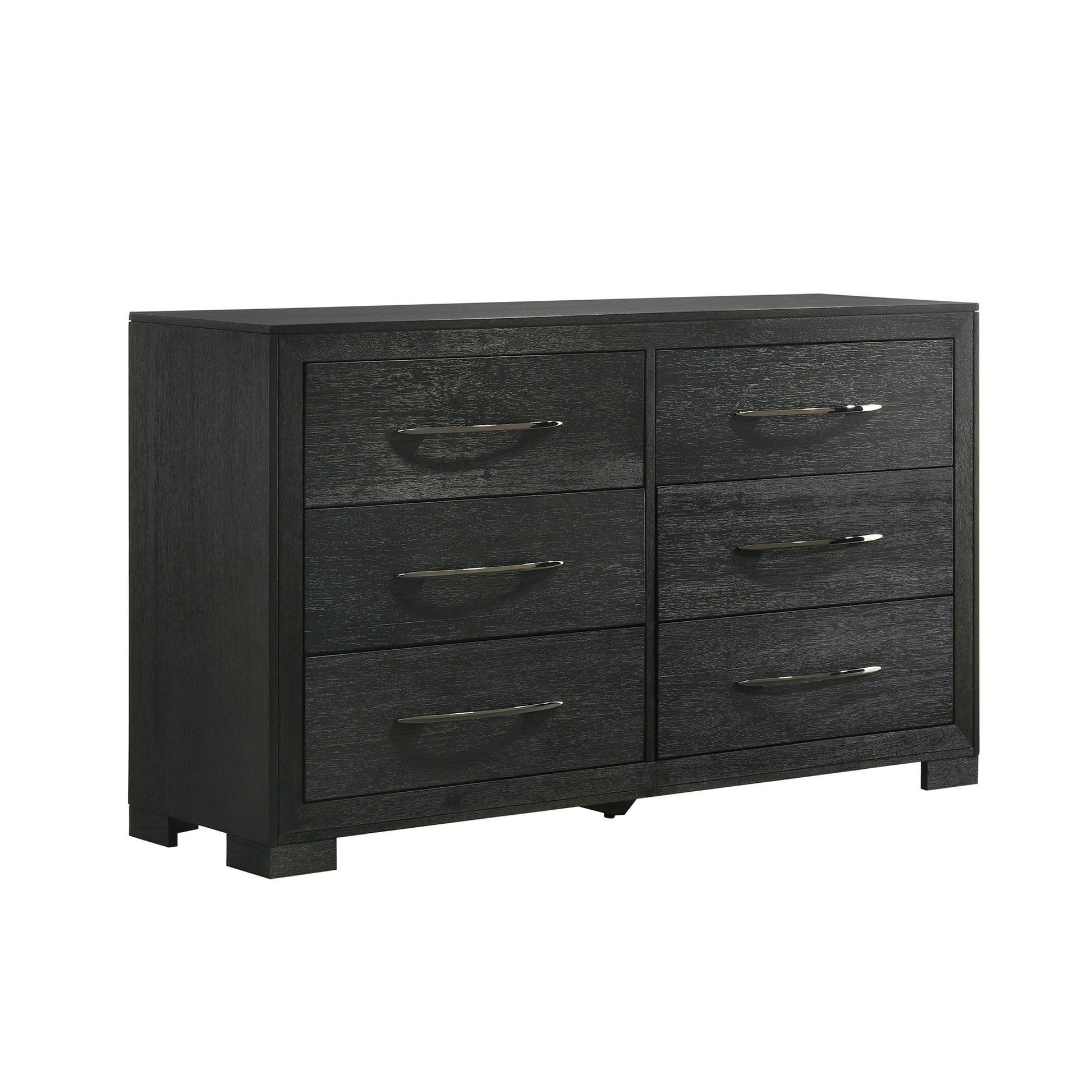  Elements International Allan B-3410-8-DR 6-Drawer Dresser IMAGE 1