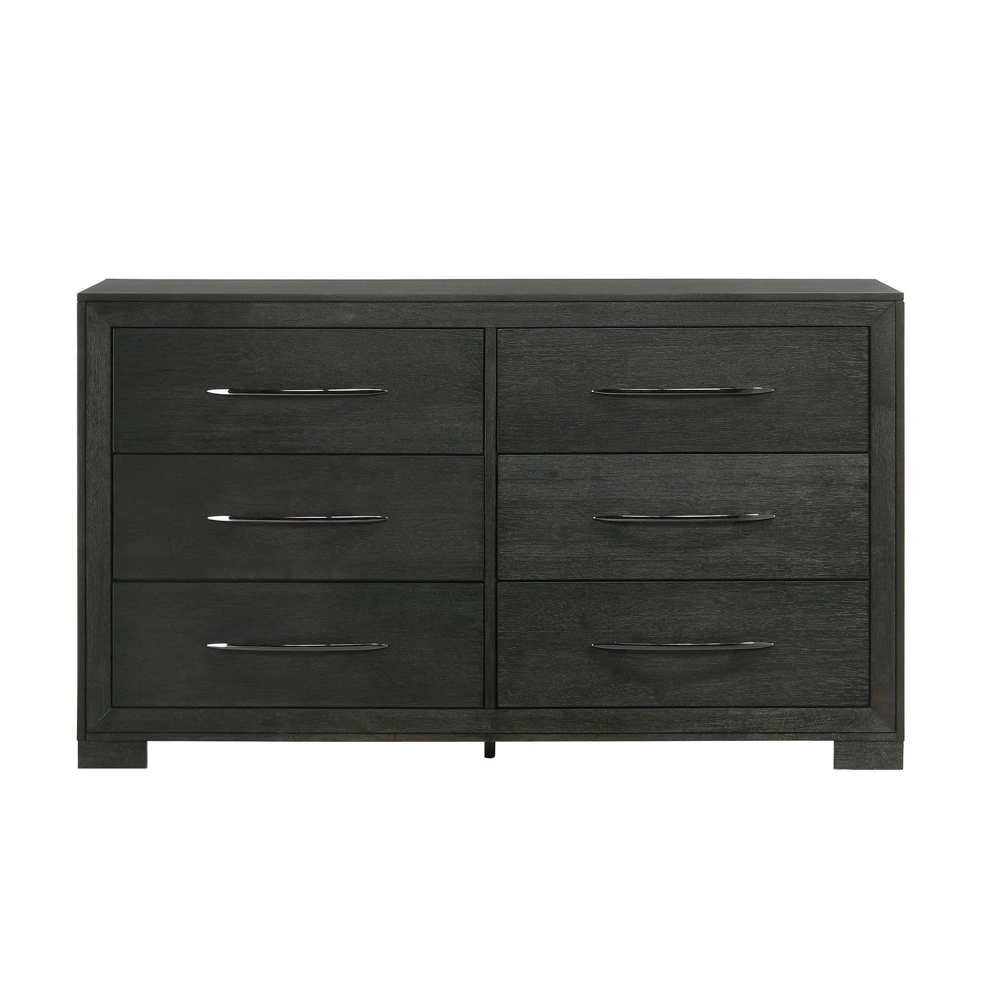  Elements International Allan B-3410-8-DR 6-Drawer Dresser IMAGE 2