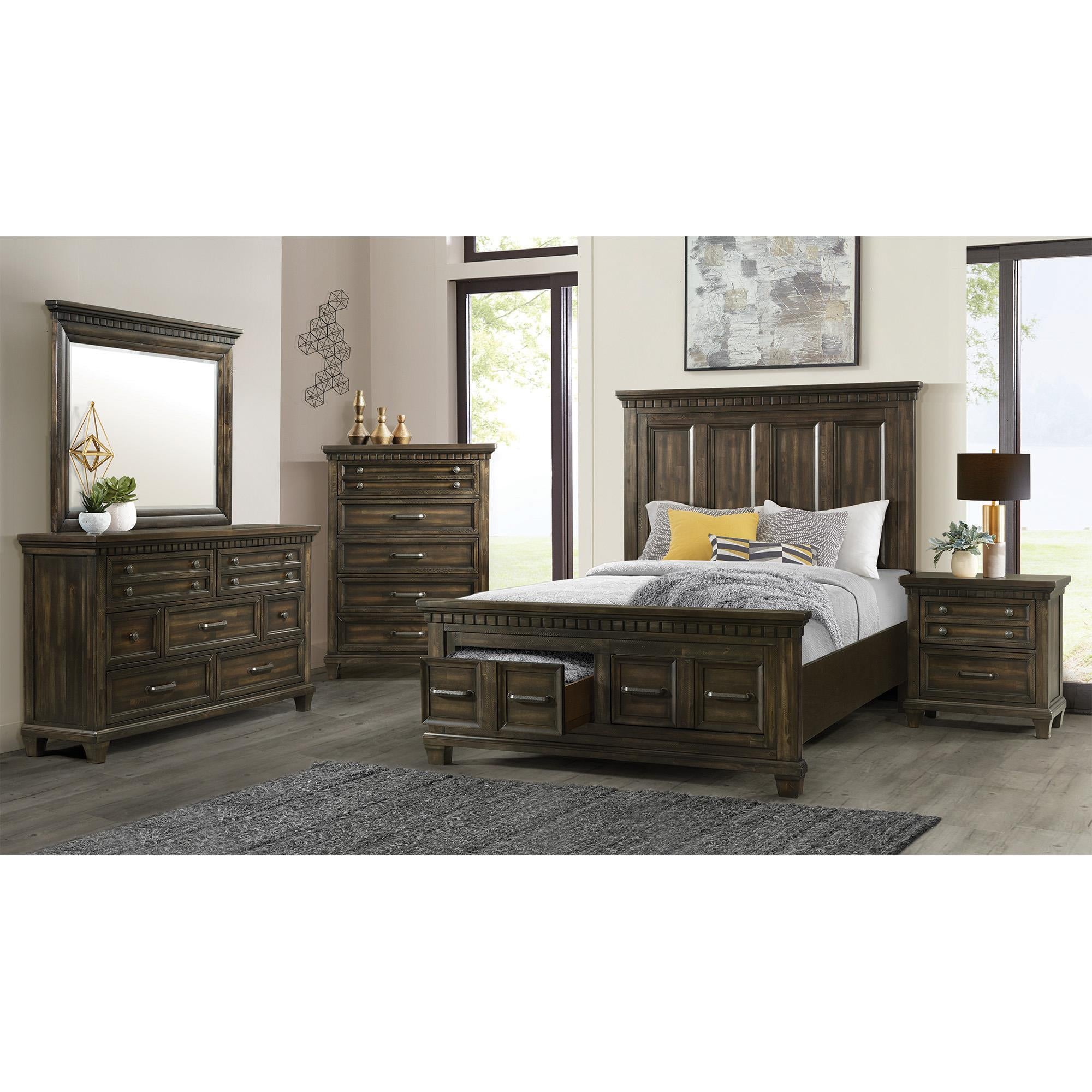  Elements International McCoy B-10530-5-DR 7-Drawer Dresser IMAGE 3