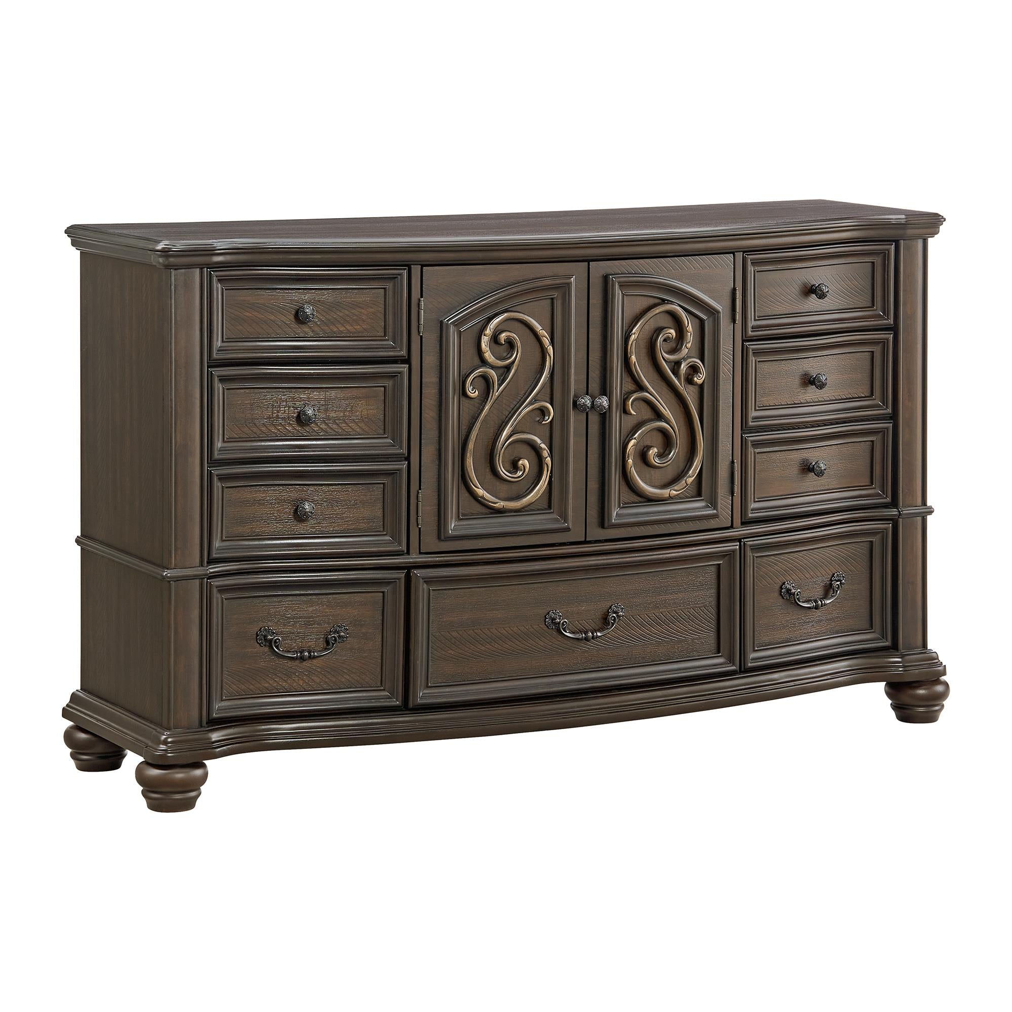  Elements International Brunswick B-13070-5-DR 7-Drawer Dresser IMAGE 1