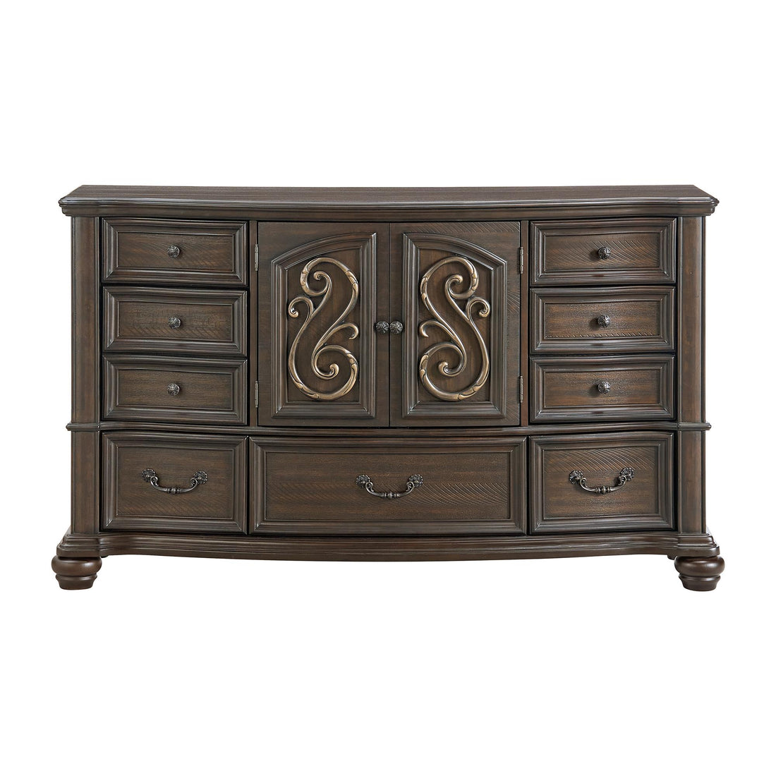 Elements International Brunswick B-13070-5-DR 7-Drawer Dresser IMAGE 1
