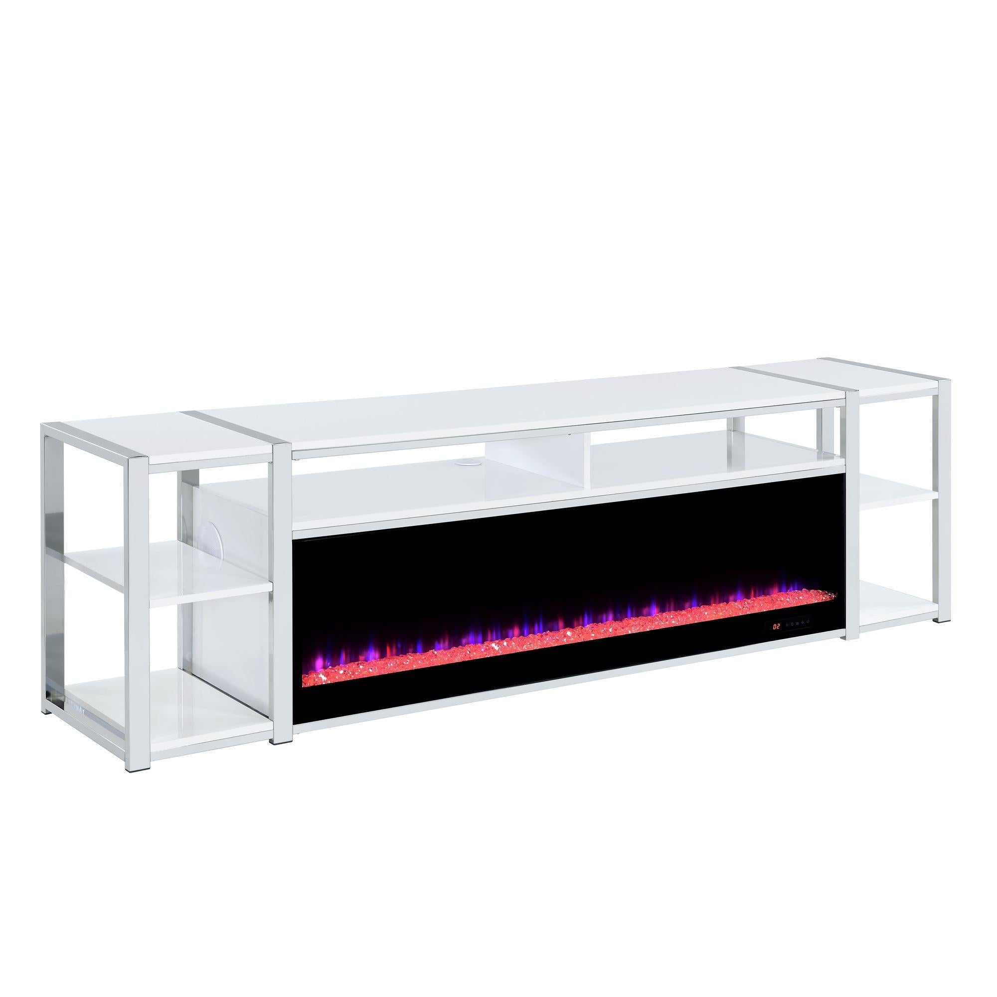 Elements International Midway LA-17270-7-FP 80" Tv Console IMAGE 2