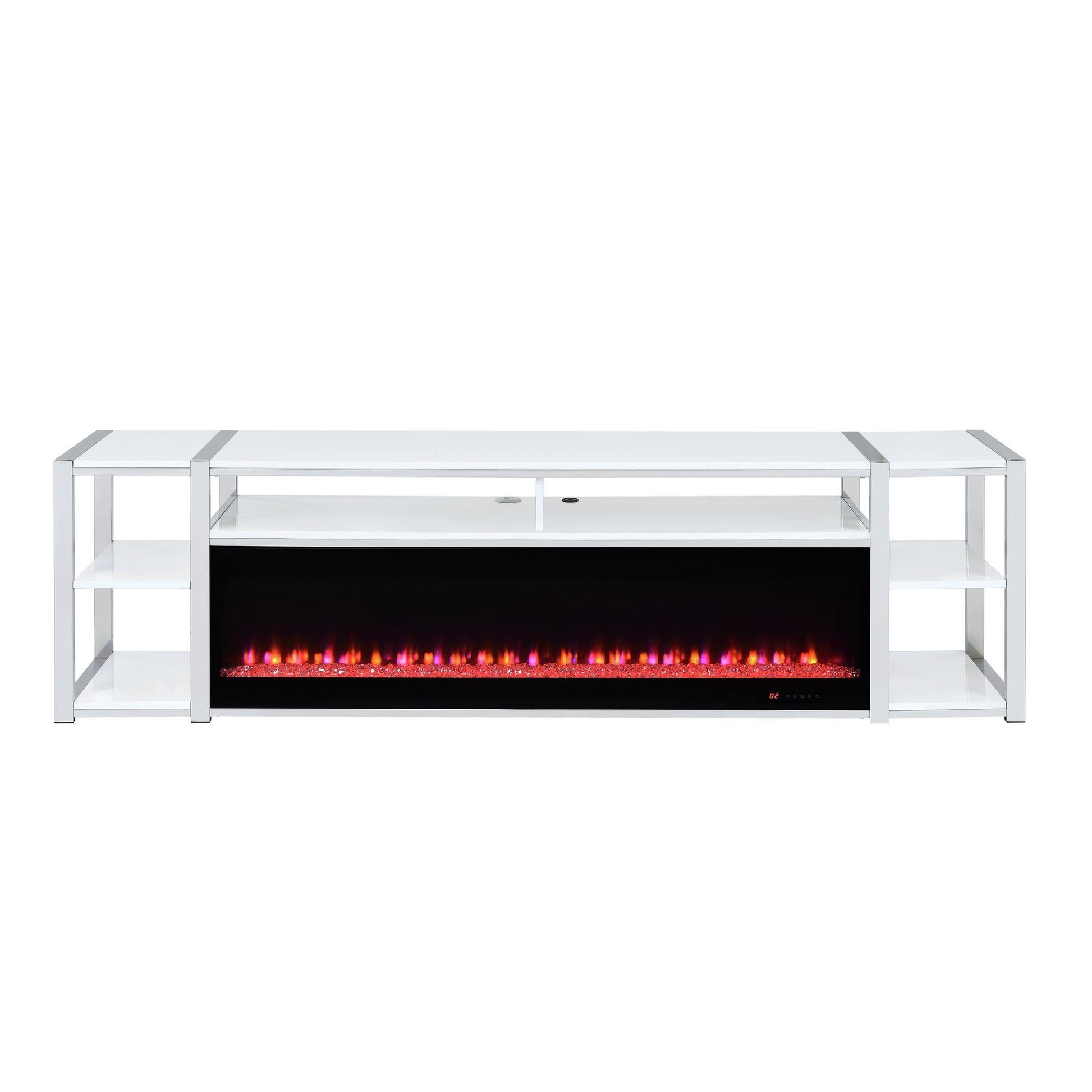  Elements International Midway LA-17270-7-FP 80" Tv Console IMAGE 3