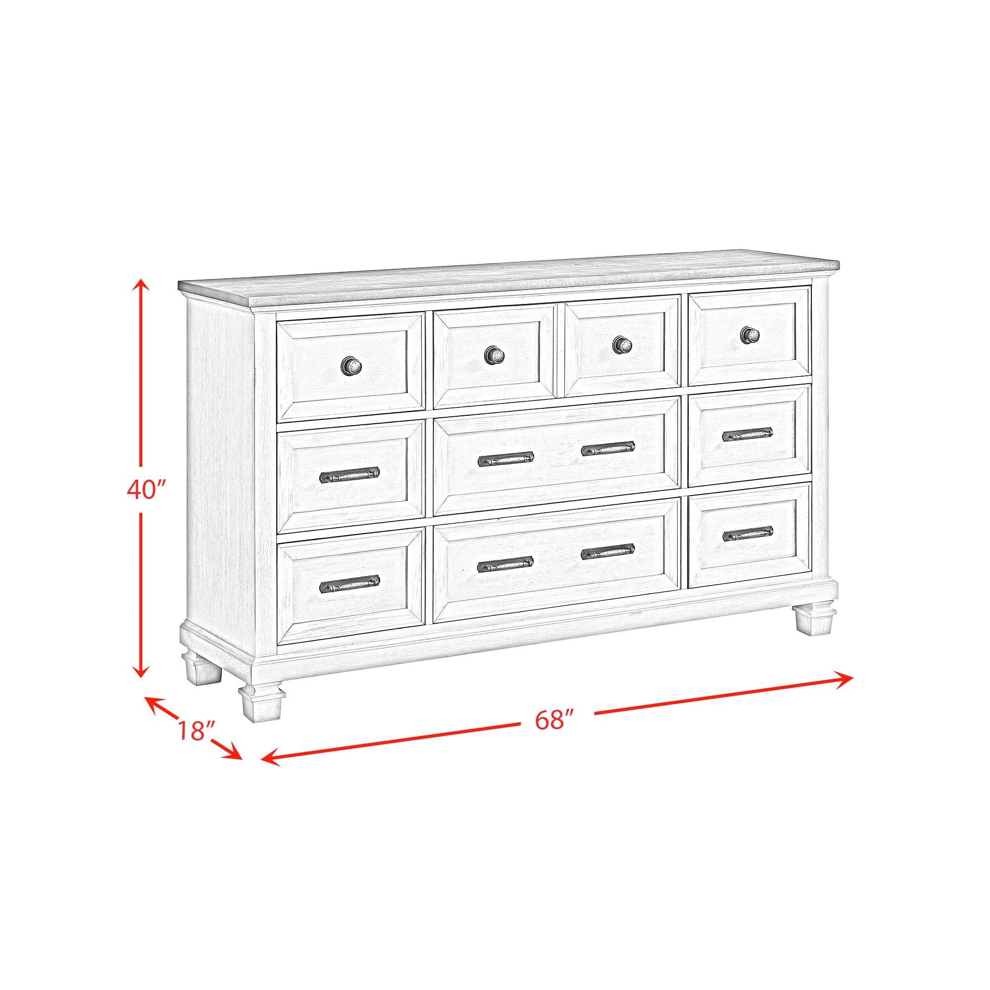  Elements International Farmington B-9890-7-DR 9-Drawer Dresser IMAGE 10