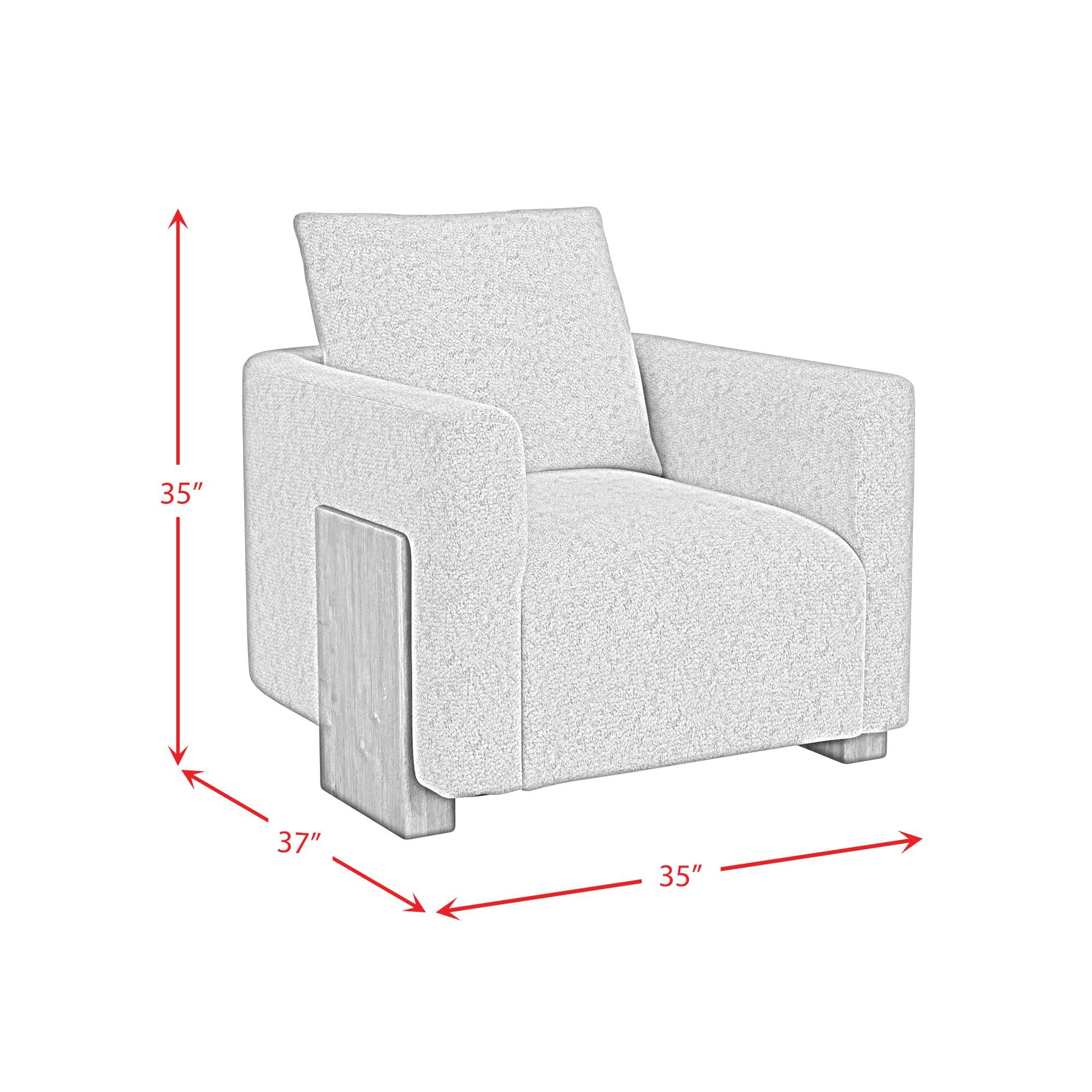  Elements International Lanvin U-16930-11591-100 Accent Chair IMAGE 10