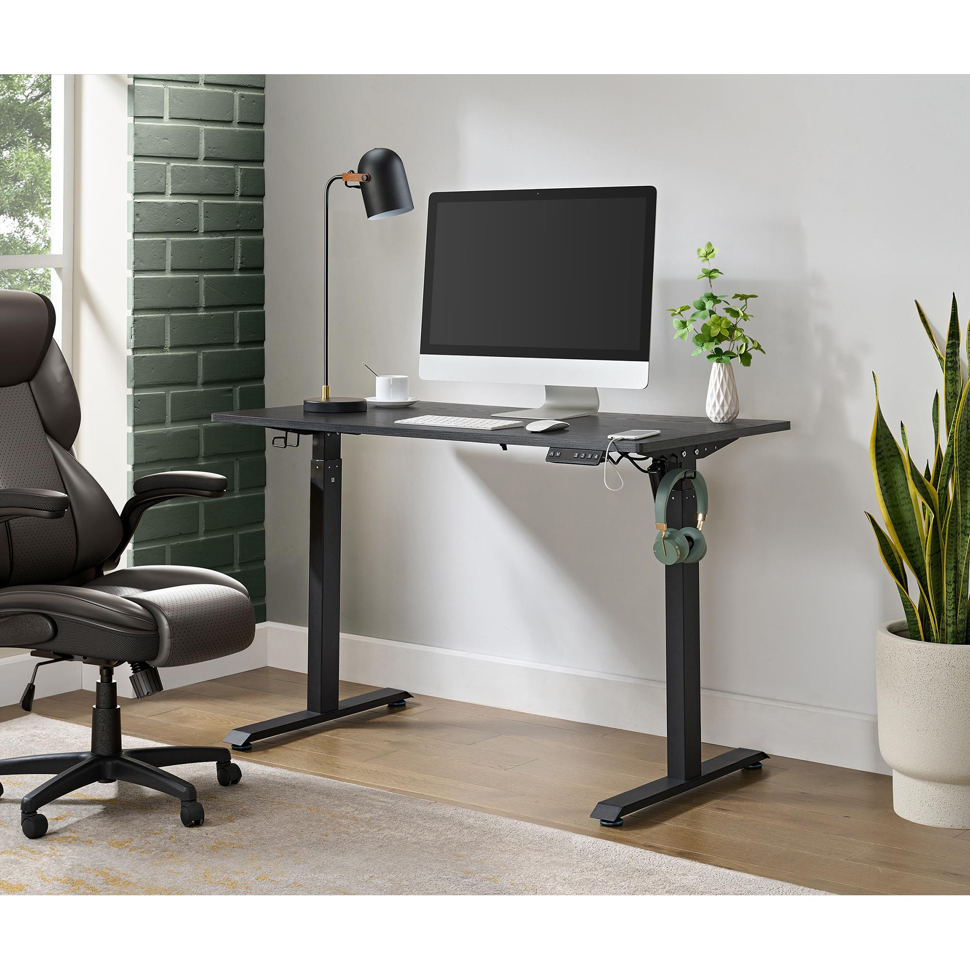  Elements International Oakland H-14280-8-DKE Adjustable Desk IMAGE 4